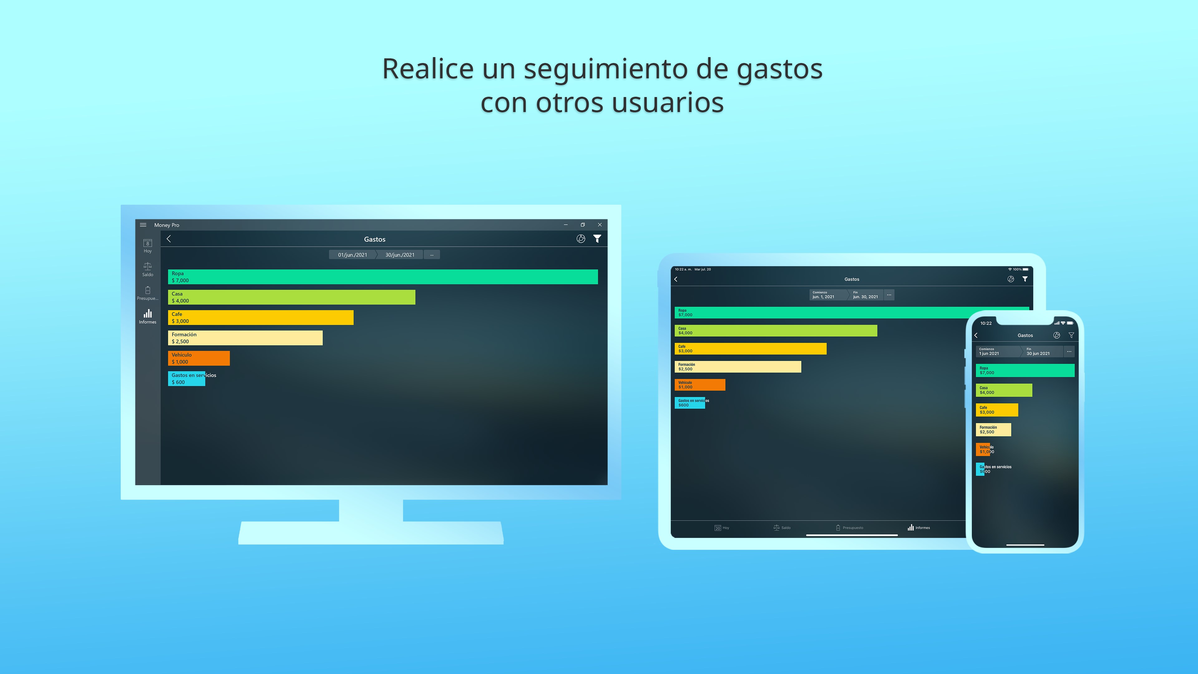 Captura de pantalla de Money Pro - Finanzas Personales, Presupuesto