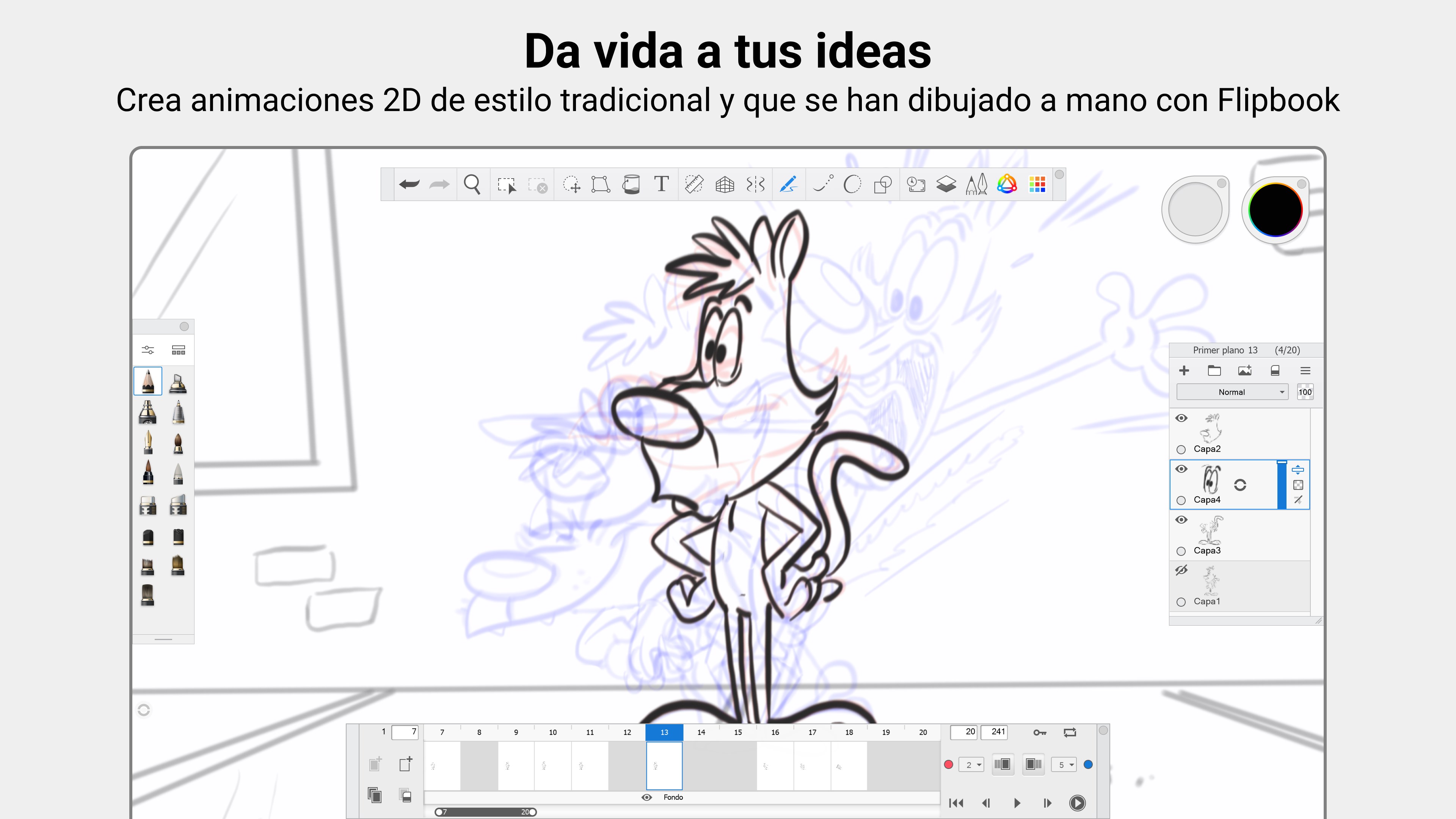 Captura de pantalla de Sketchbook Pro