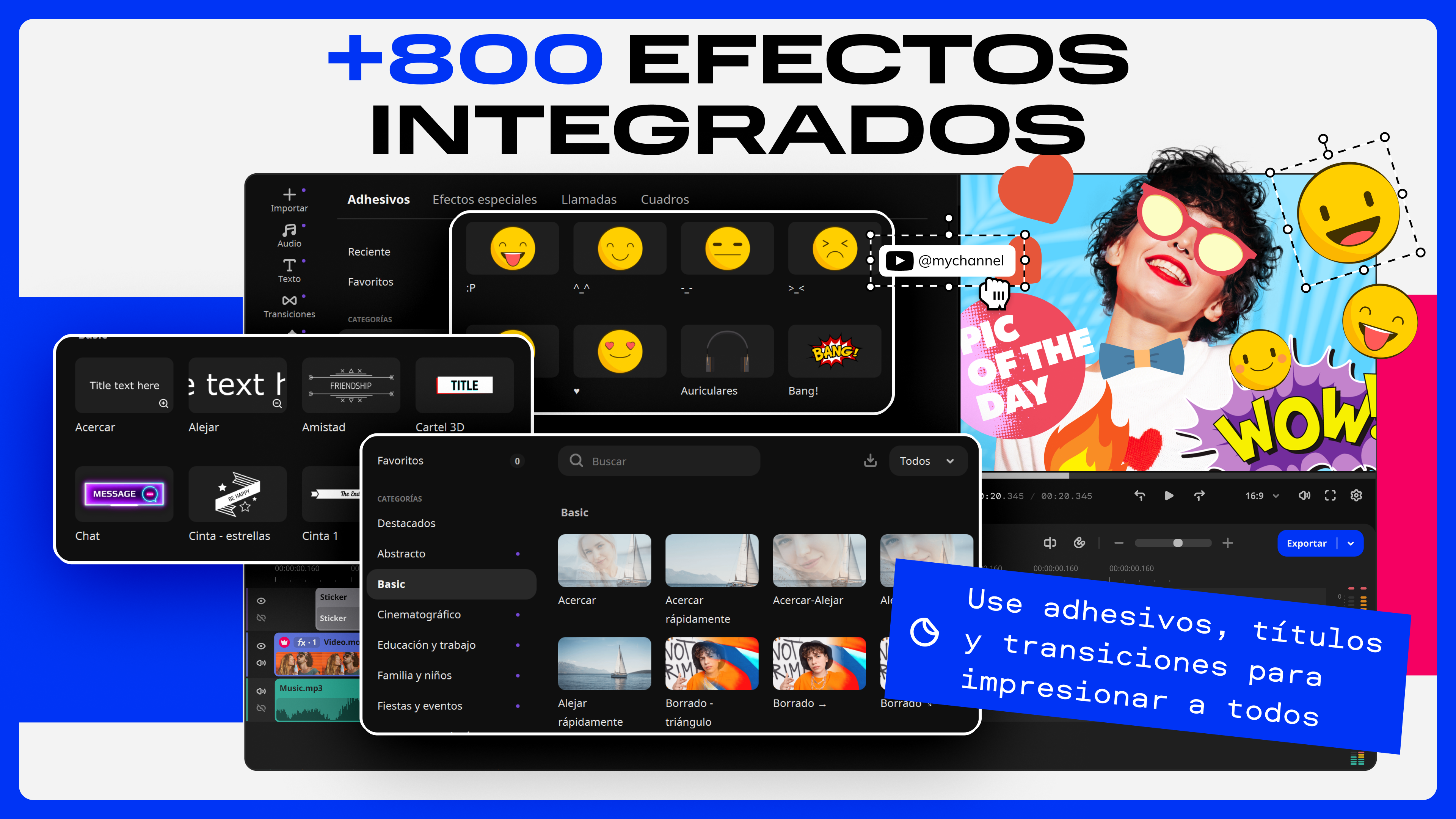 Captura de pantalla de Movavi Video Editor
