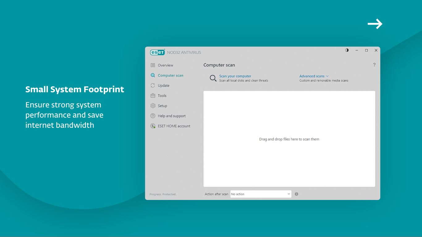 ESET NOD32 Antivirus Screenshot