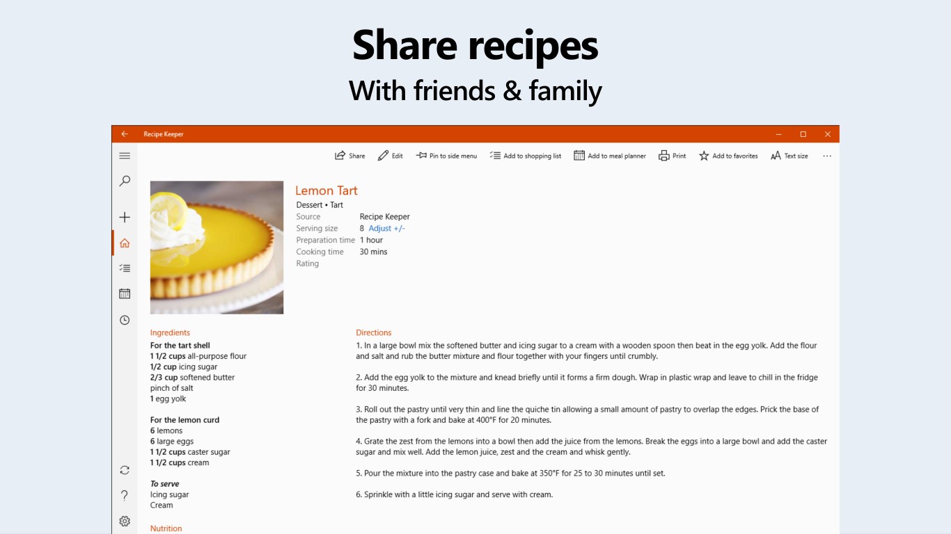 Recipe Keeper Pro screenshot