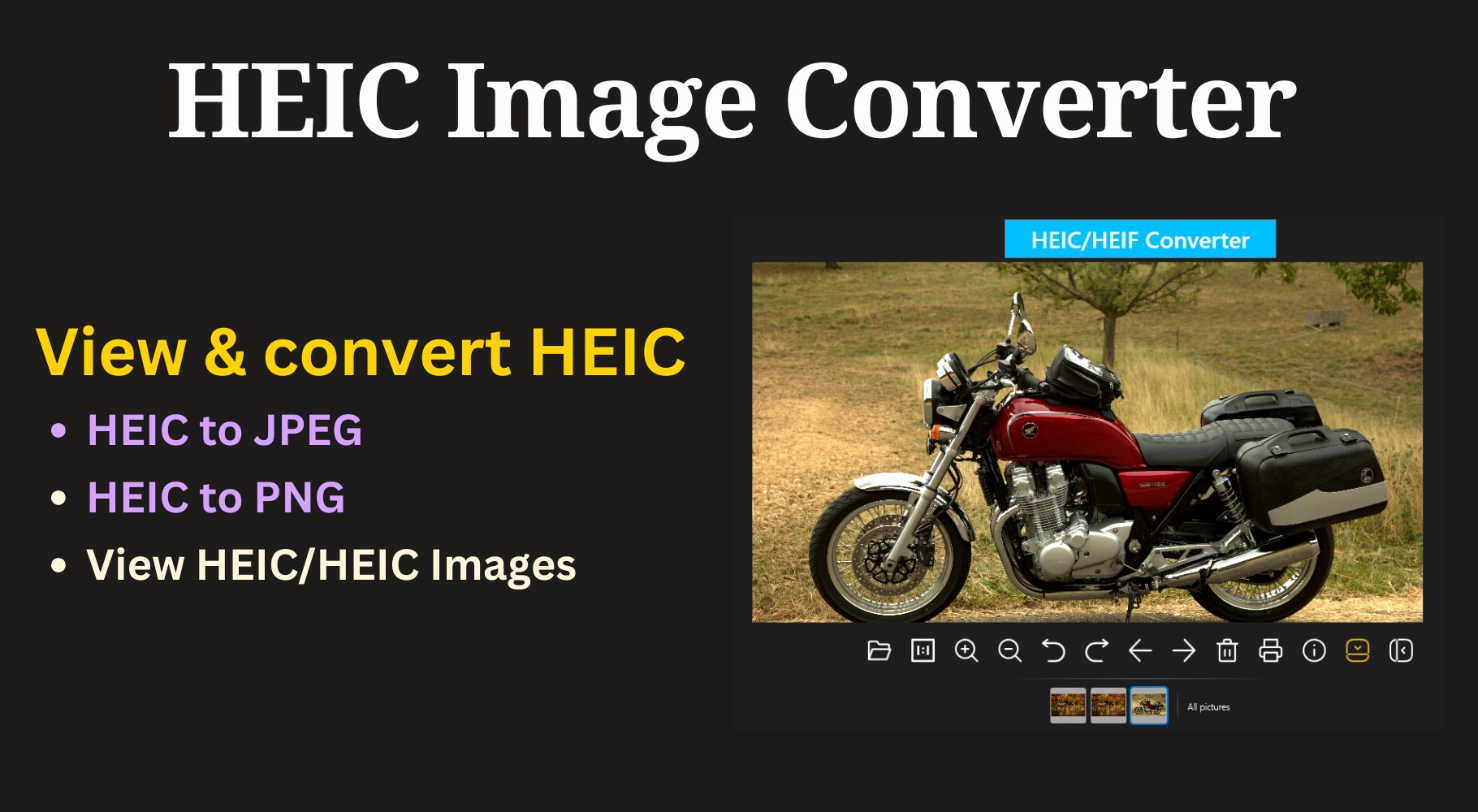 Captura de pantalla de HEIC Viewer for Windows