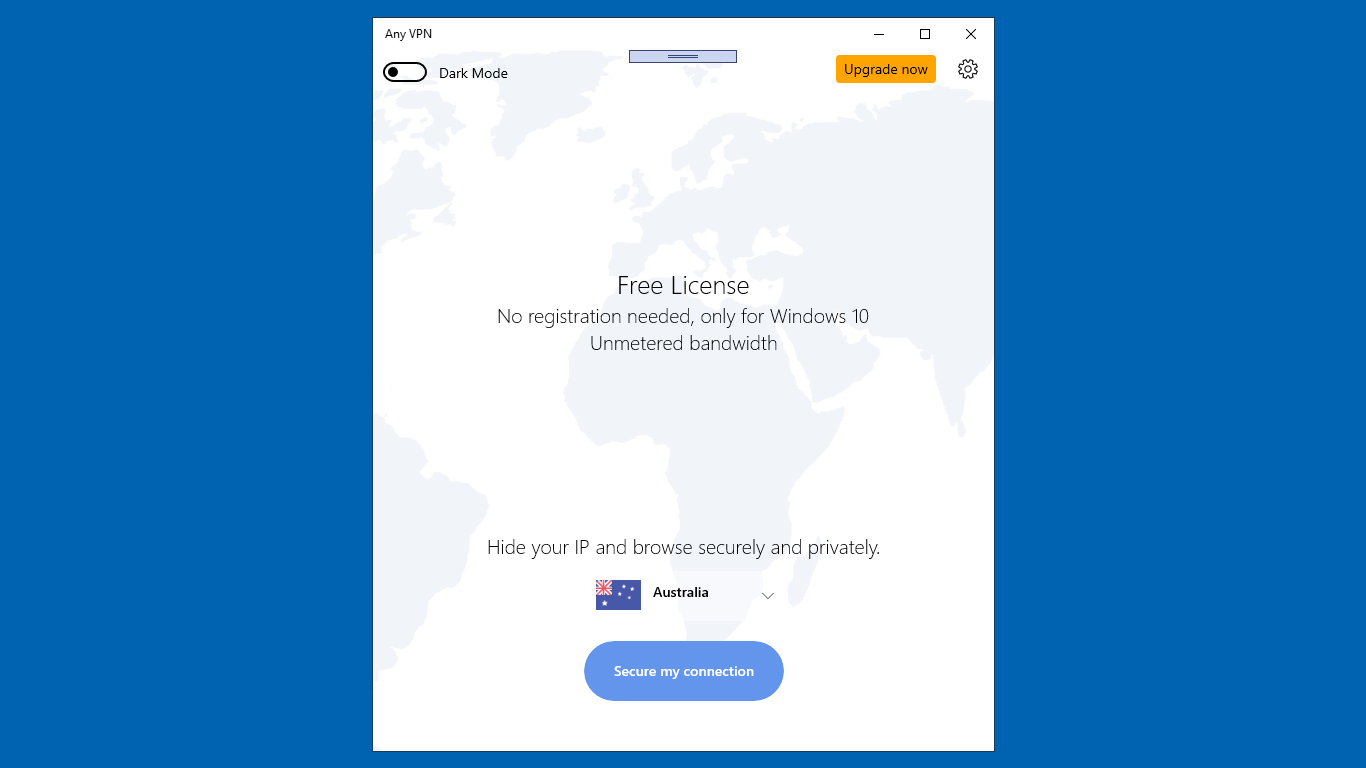 Any VPN screenshot