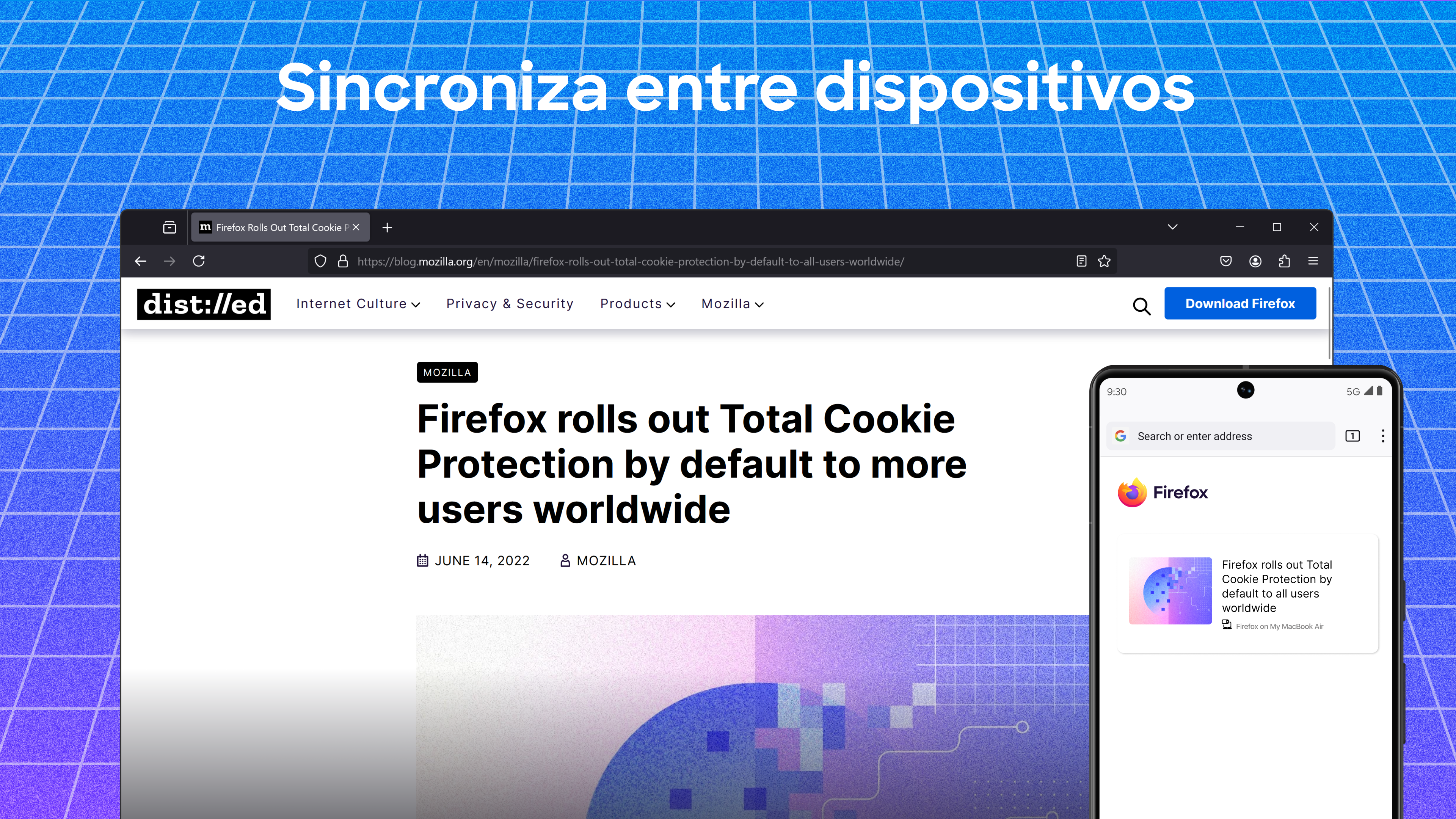 Captura de pantalla de Mozilla Firefox
