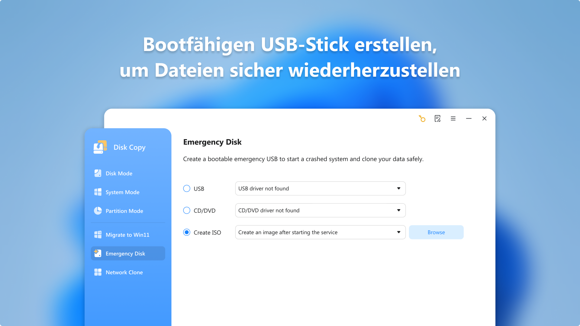 EaseUS Disk Copy Screenshot