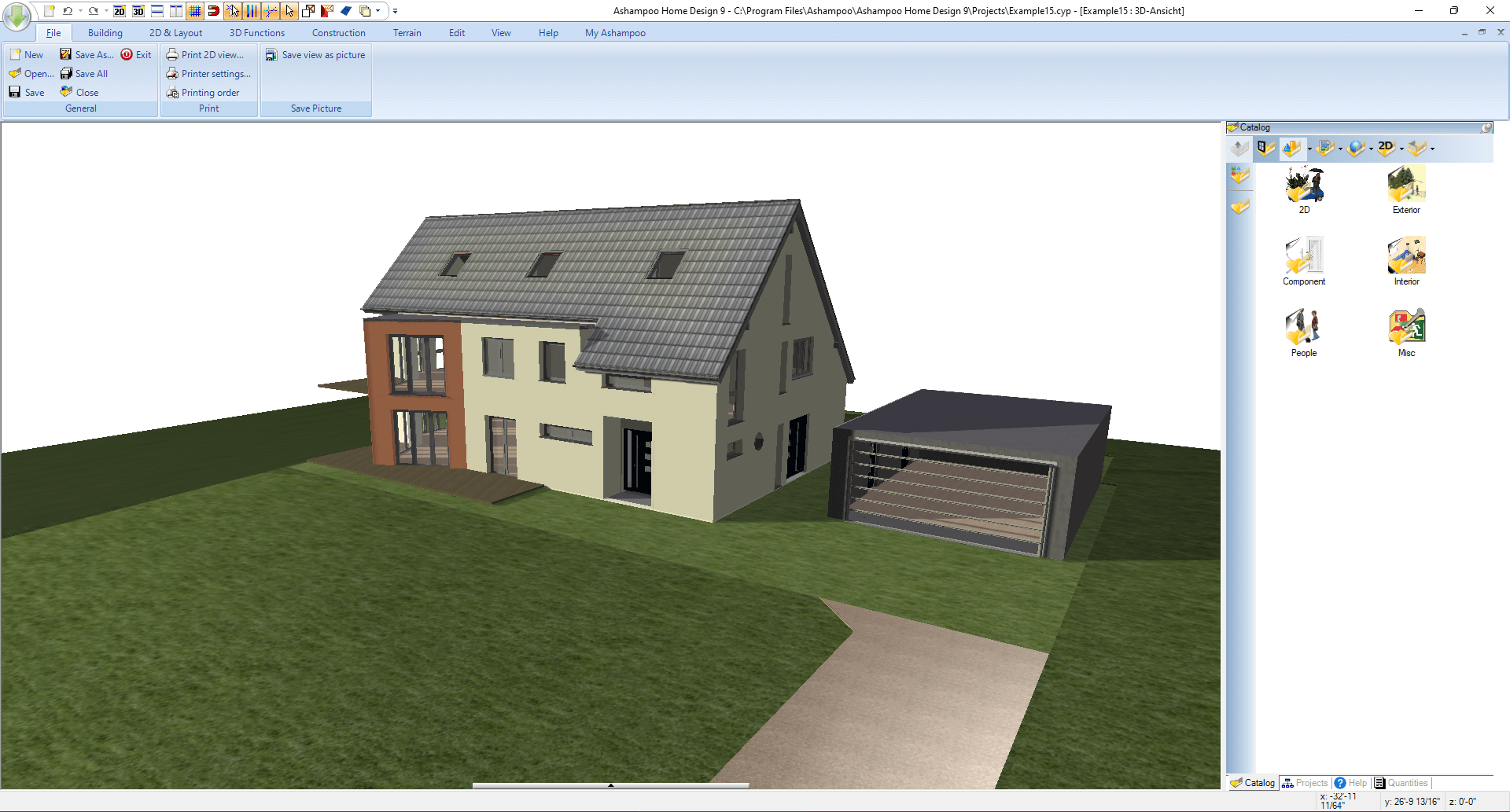 Ashampoo Home Design 9 screenshot