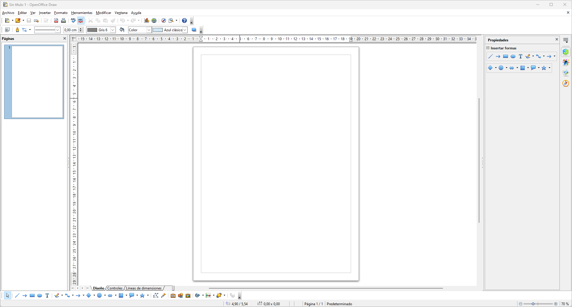 Captura de pantalla de Apache OpenOffice
