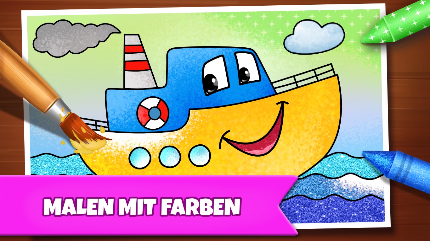 Malspiele: Zeichnen & Ausmalen für Kinder Screenshot