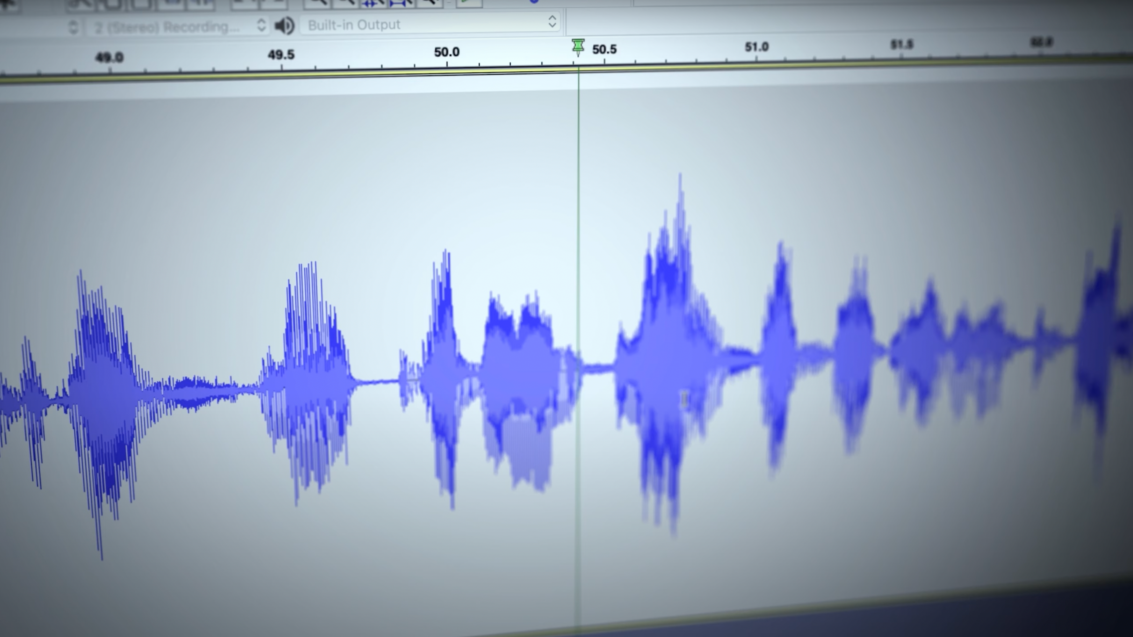 Captura de pantalla de Audacity