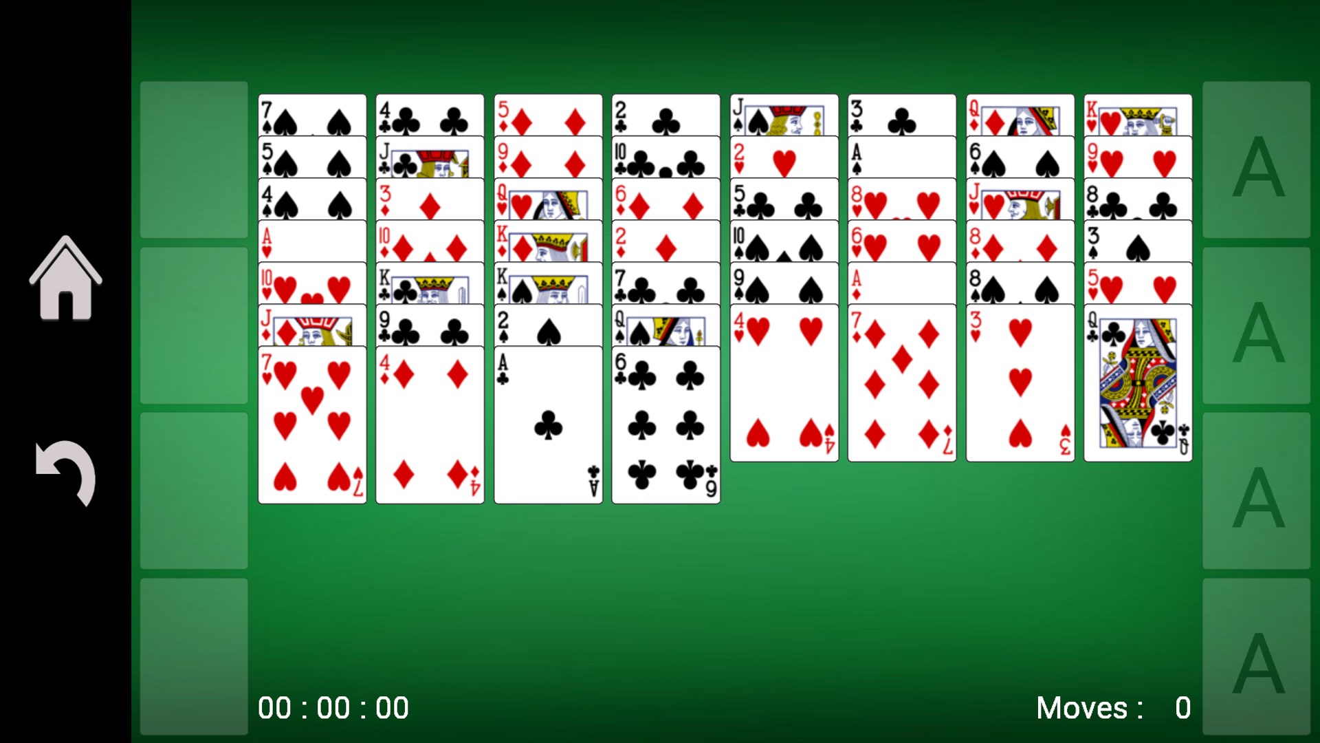 FreeCell Solitaire!! Screenshot