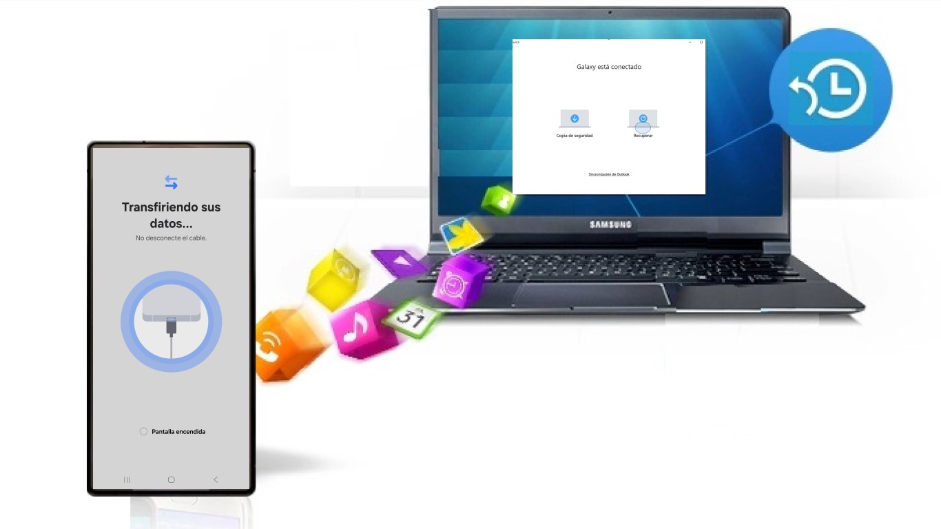 Captura de pantalla de Samsung Smart Switch