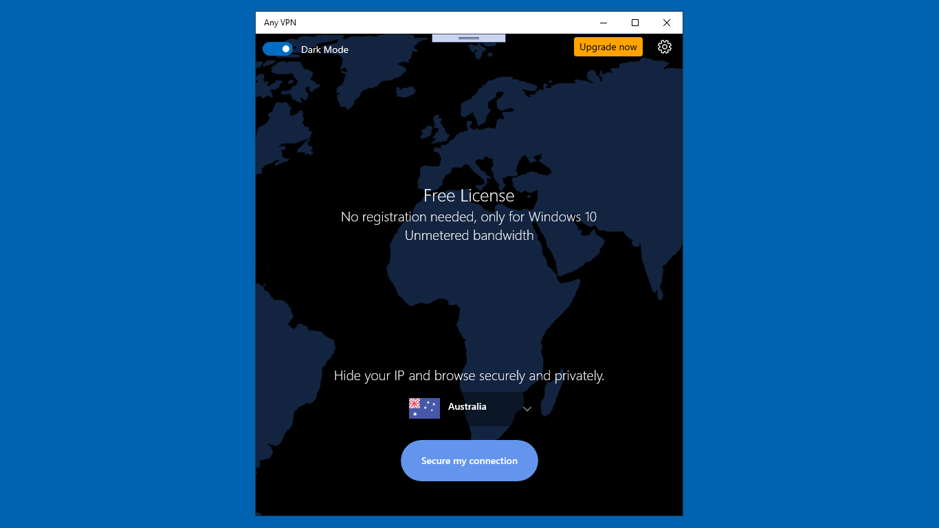Any VPN screenshot