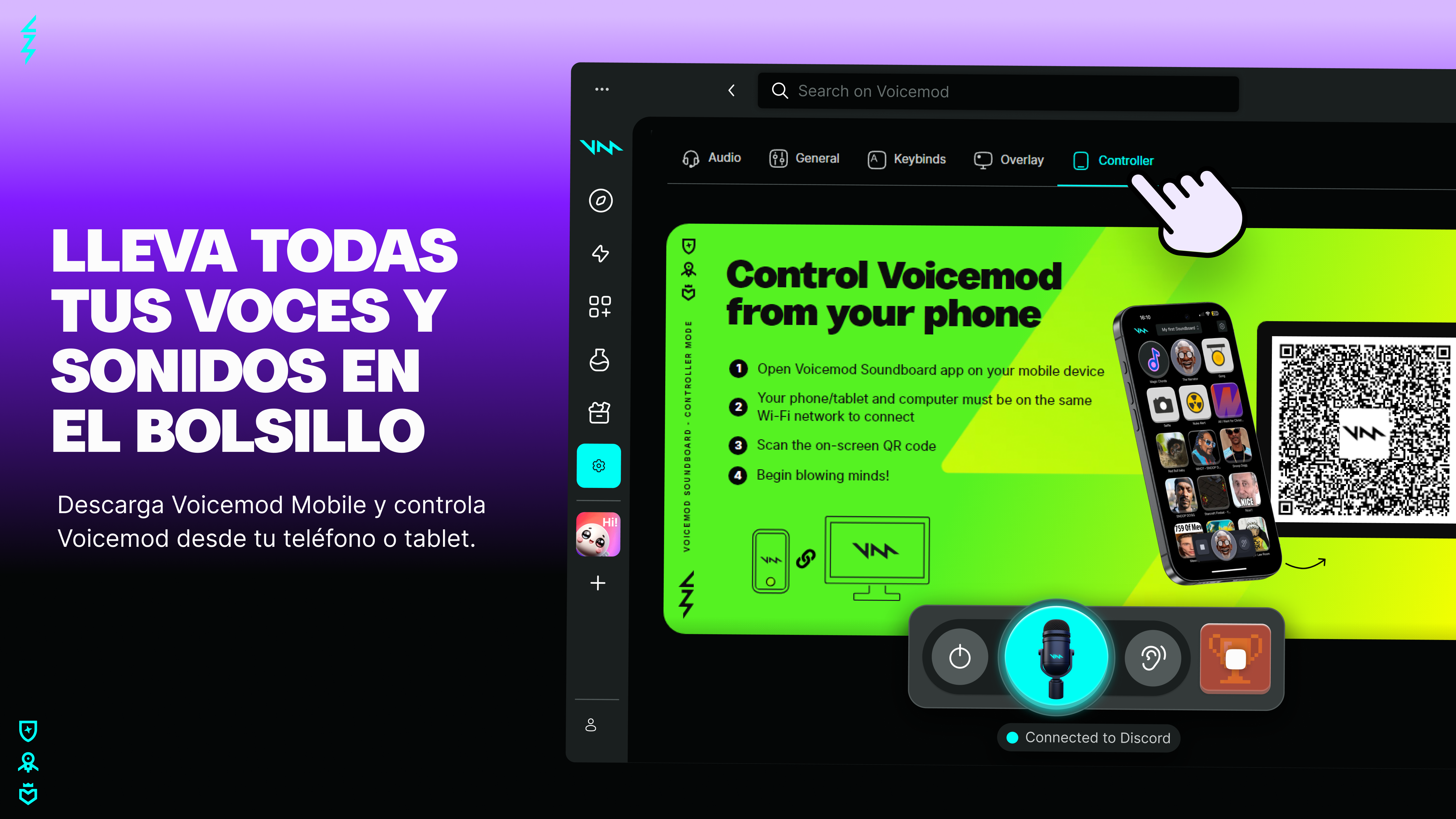Captura de pantalla de Voicemod