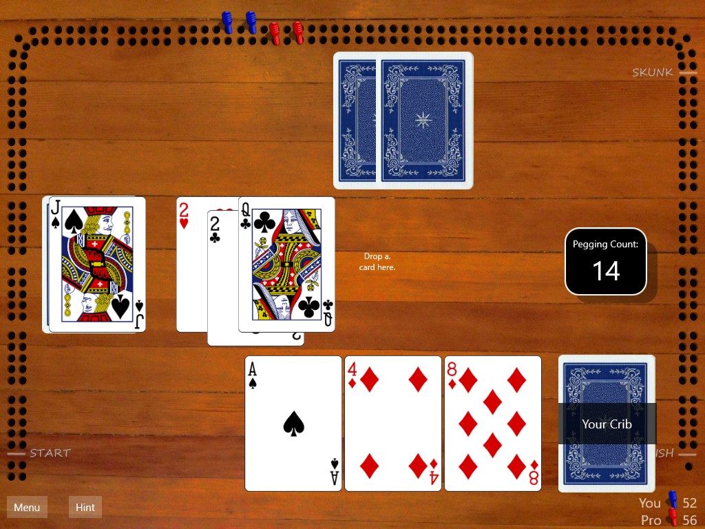 Captura de pantalla de Cribbage Classic