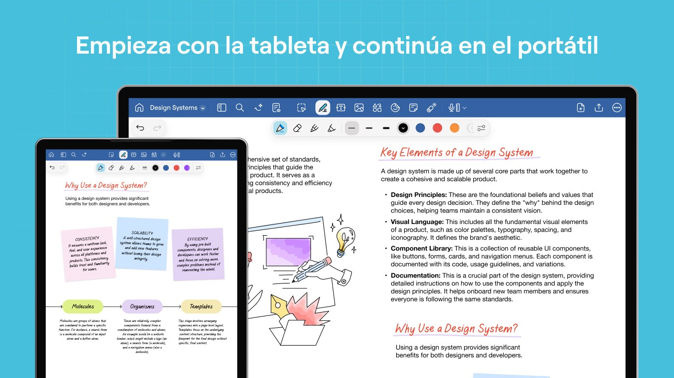 Captura de pantalla de Goodnotes: AI notas, docs, PDF