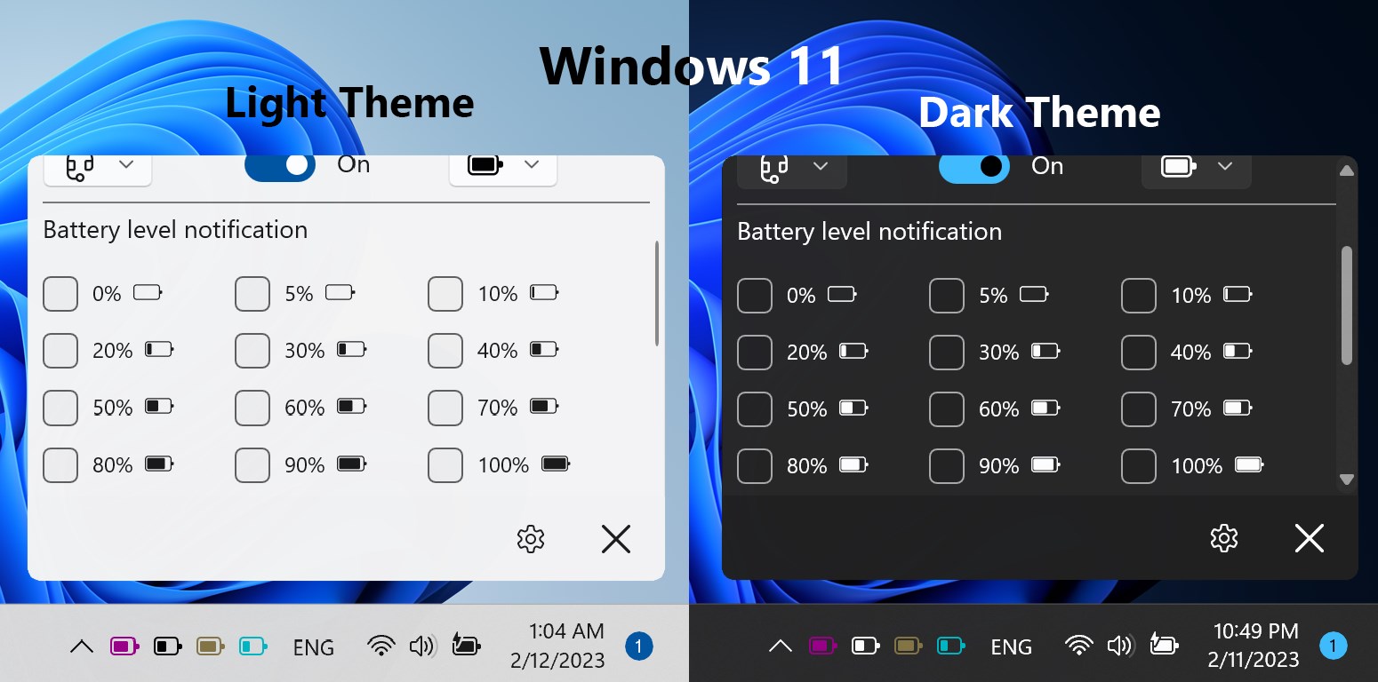 Bluetooth Battery Level screenshot