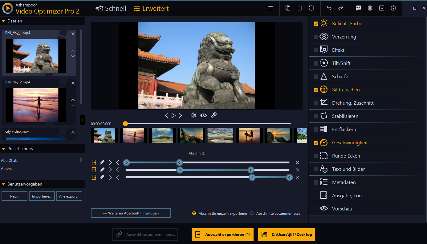 Ashampoo Video Optimizer Pro 2 Screenshot
