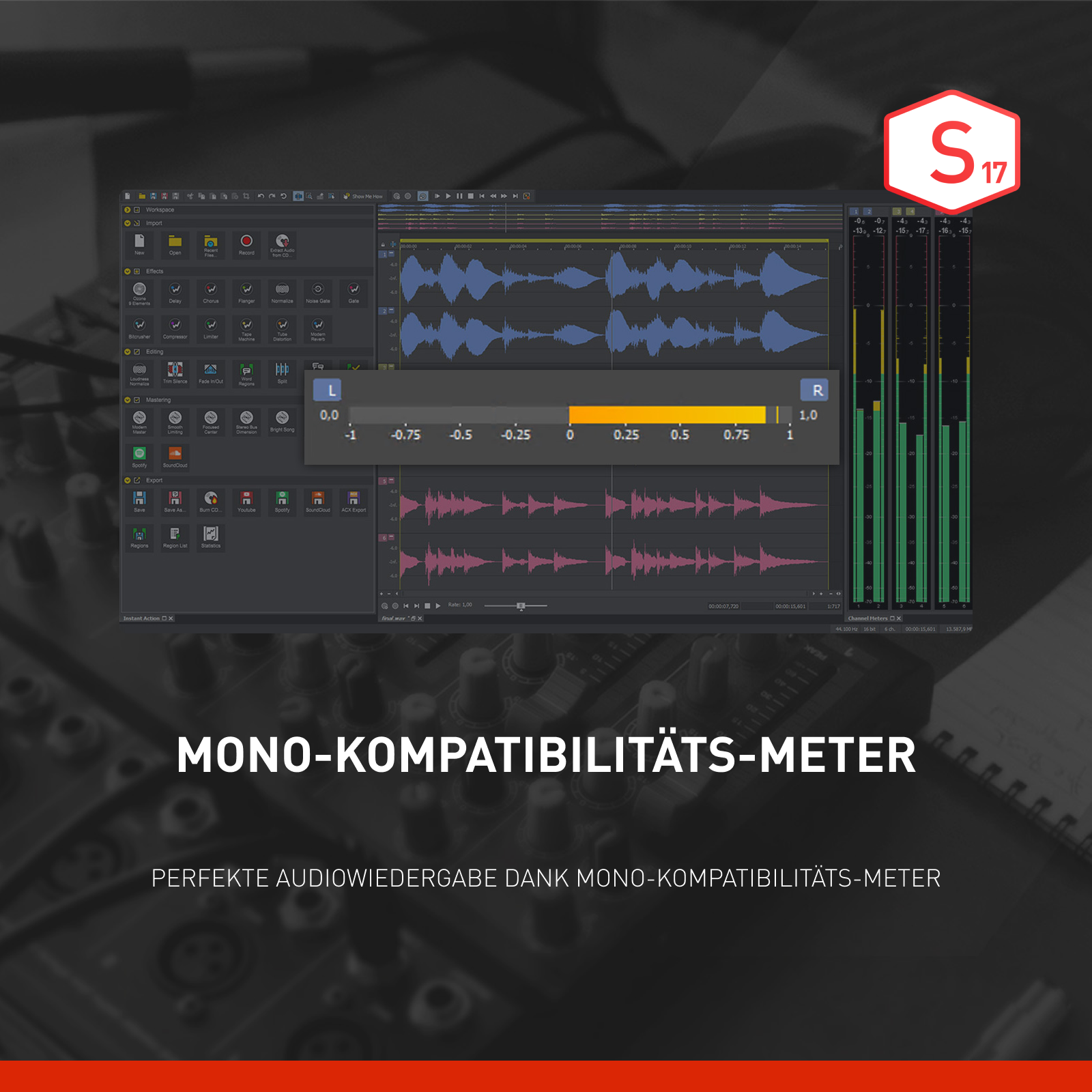 SOUND FORGE Audio Studio 17 Microsoft Store Edition Screenshot