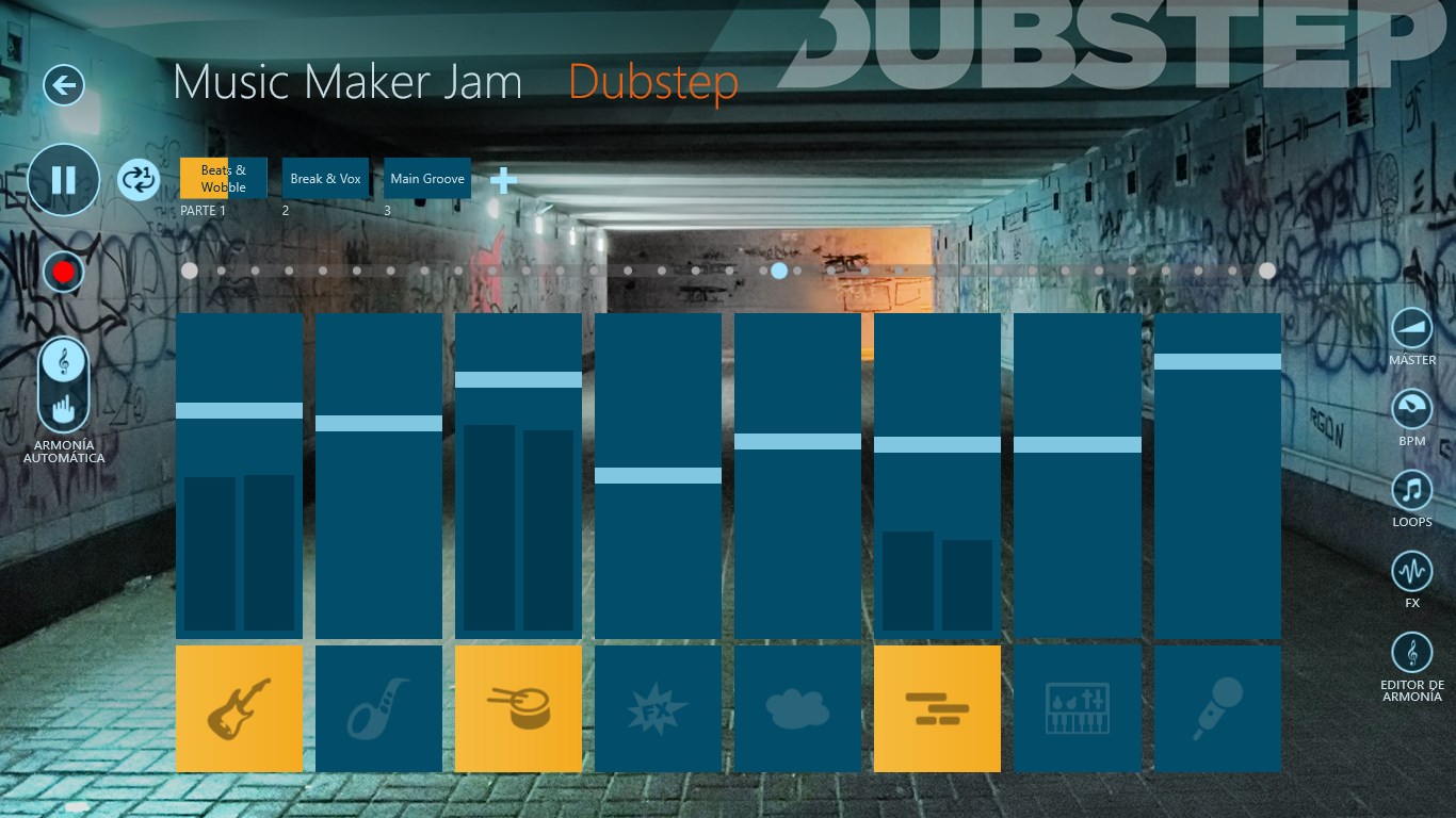 Captura de pantalla de Music Maker Jam