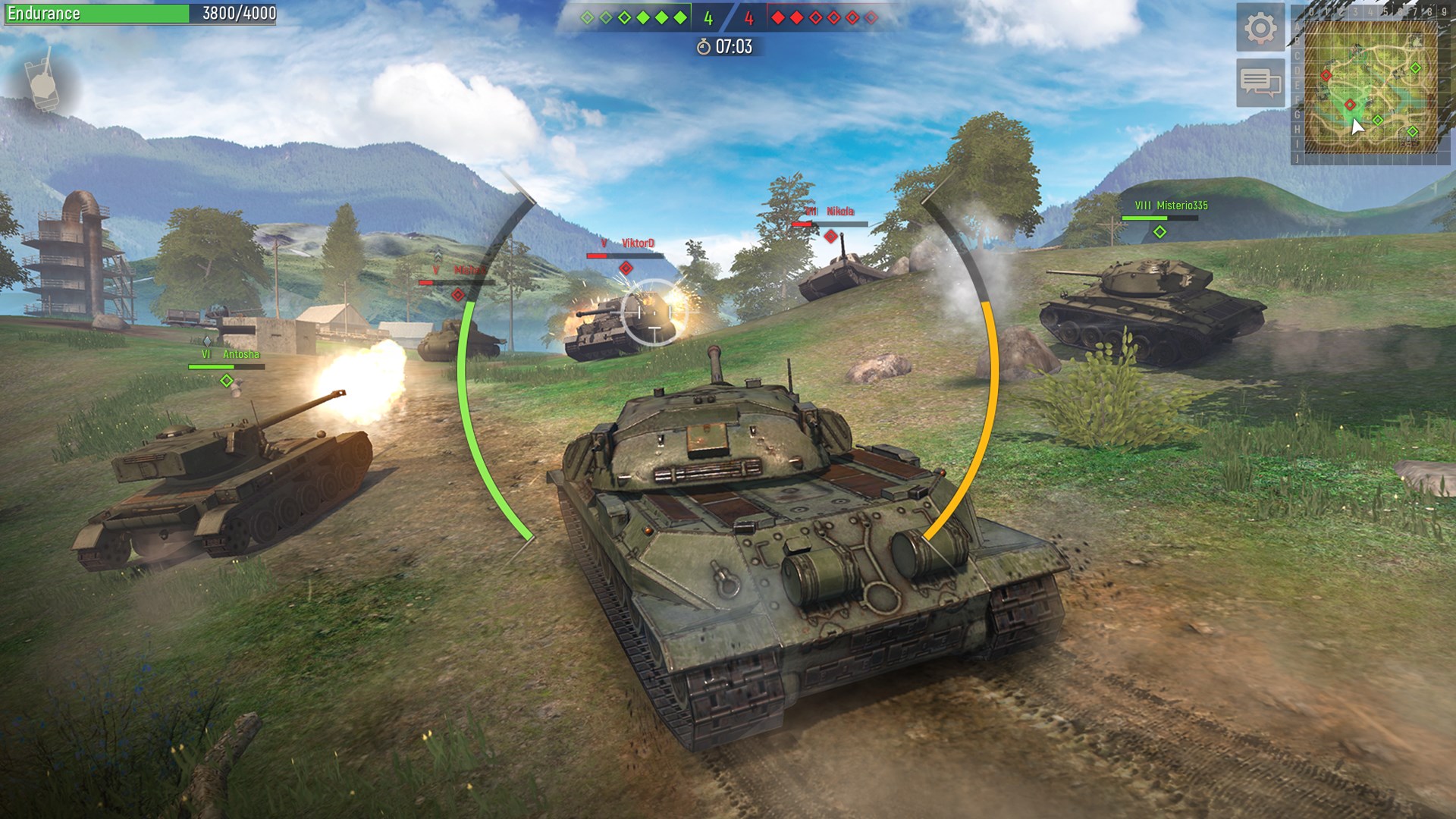 Battle Tanks — Online WW2 PvP Tank Shooter Game screenshot