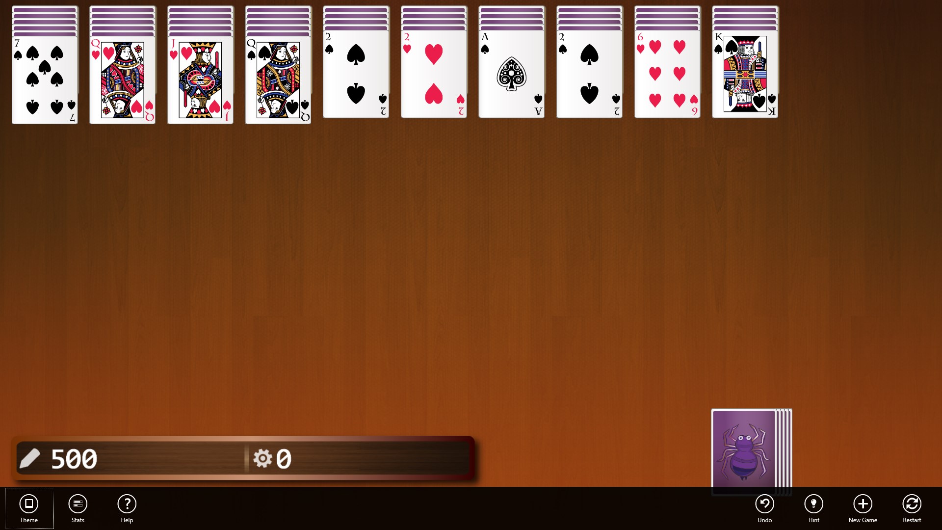 Captura de pantalla de 3rd Floor Spider Solitaire