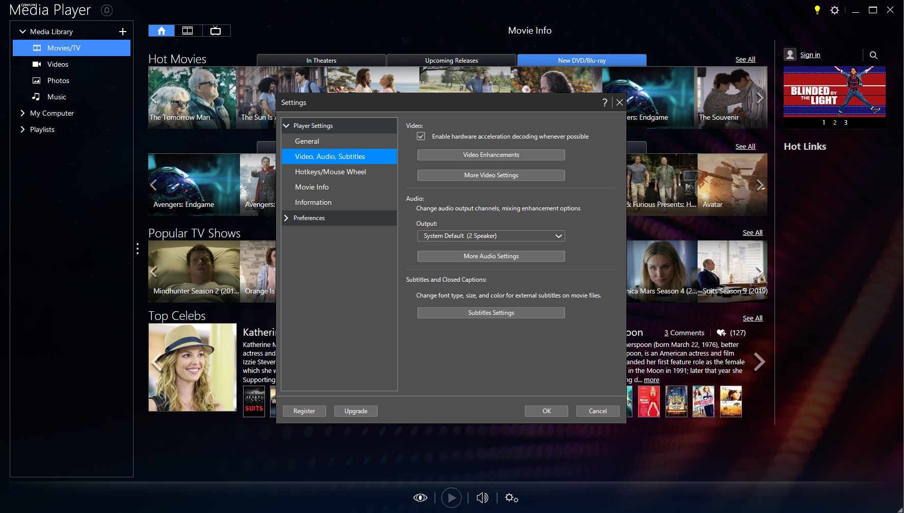 CyberLink Media Player 18 Screenshot