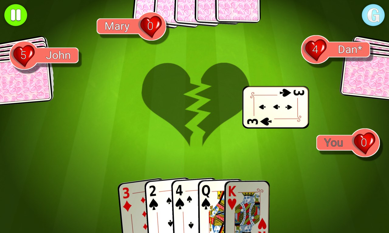 Captura de pantalla de Hearts 3D Ultimate