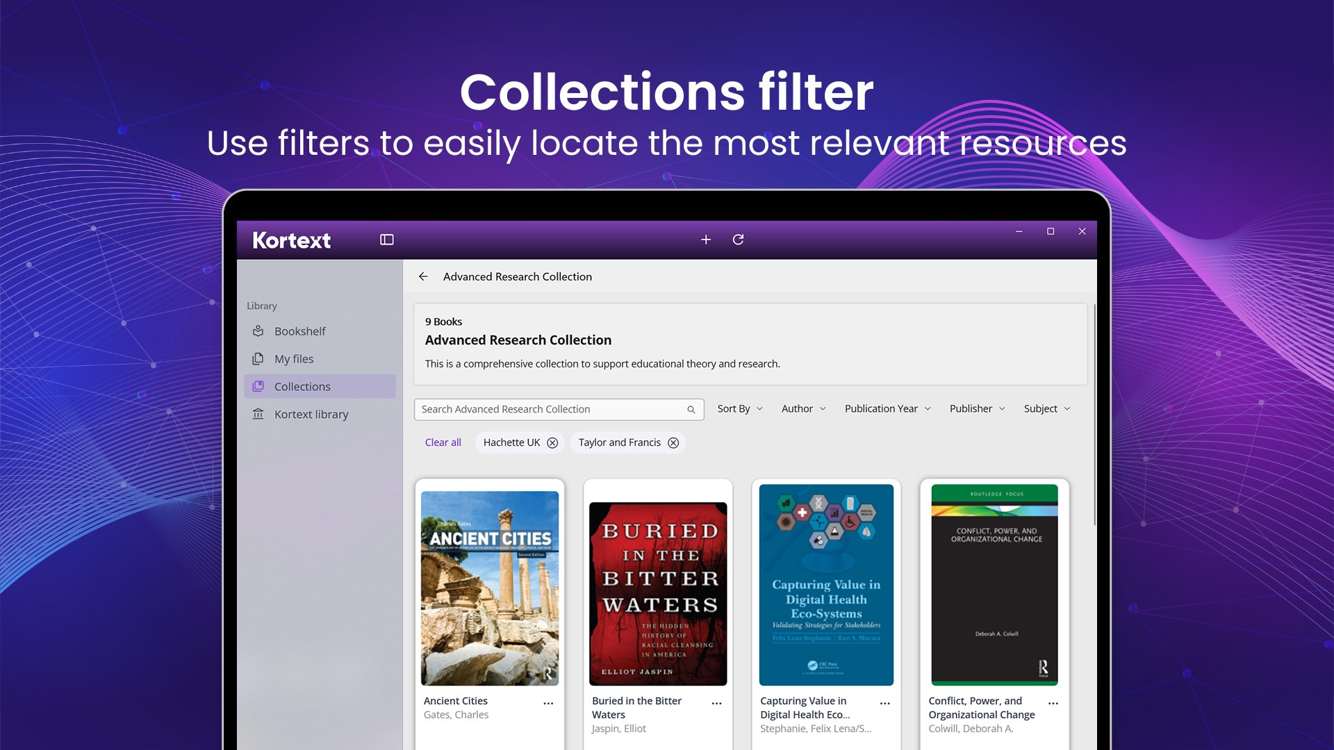 Kortext screenshot