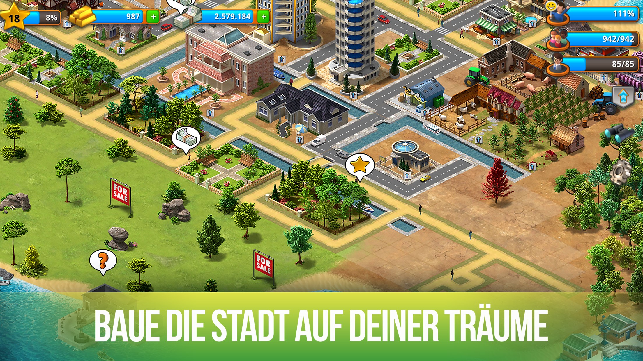 City Island: Paradise Sim Screenshot