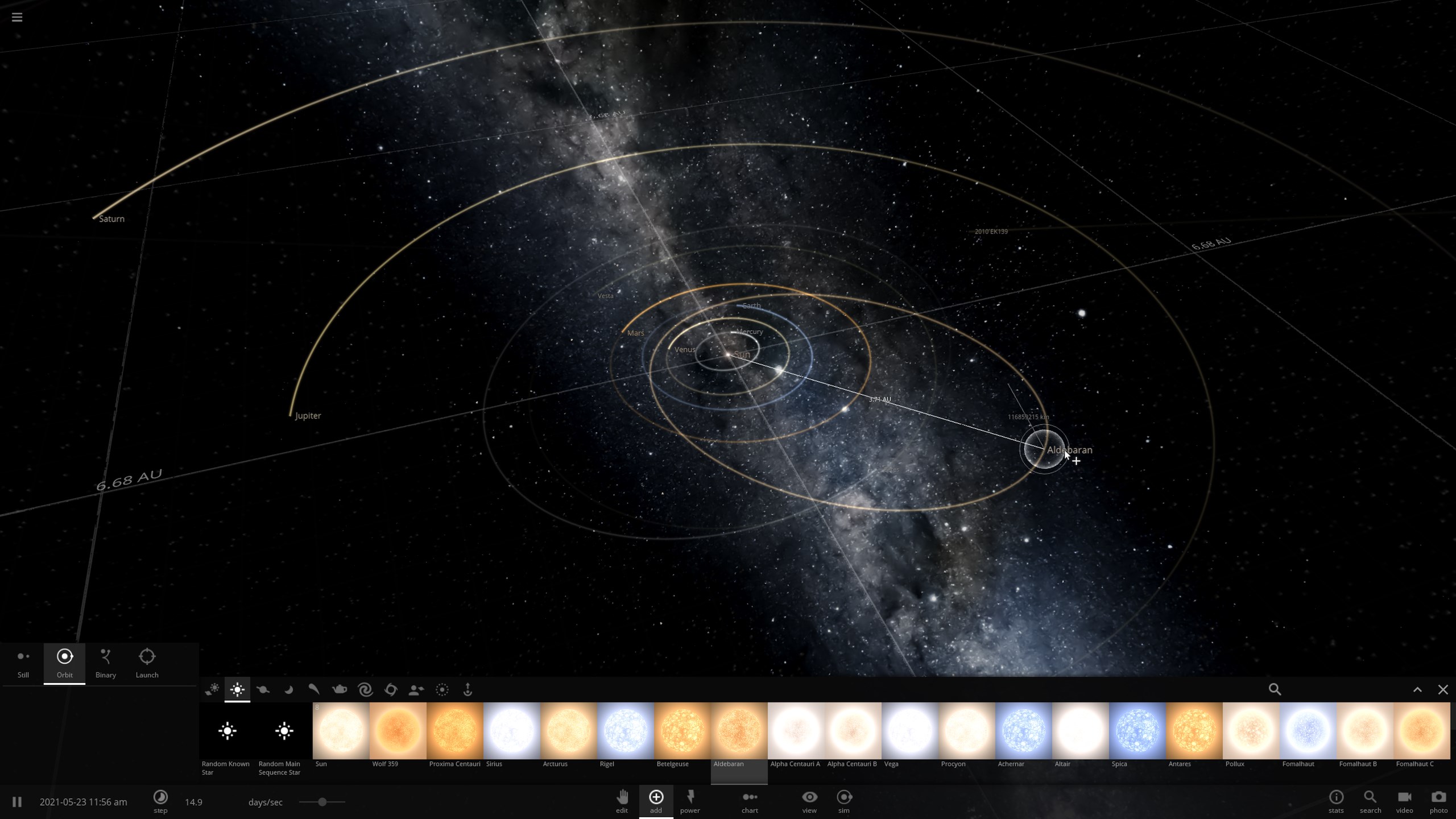 Universe Sandbox screenshot