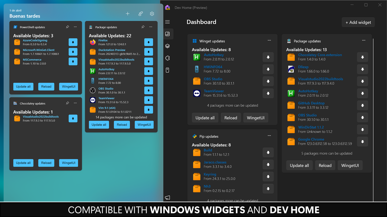 UniGetUI screenshot