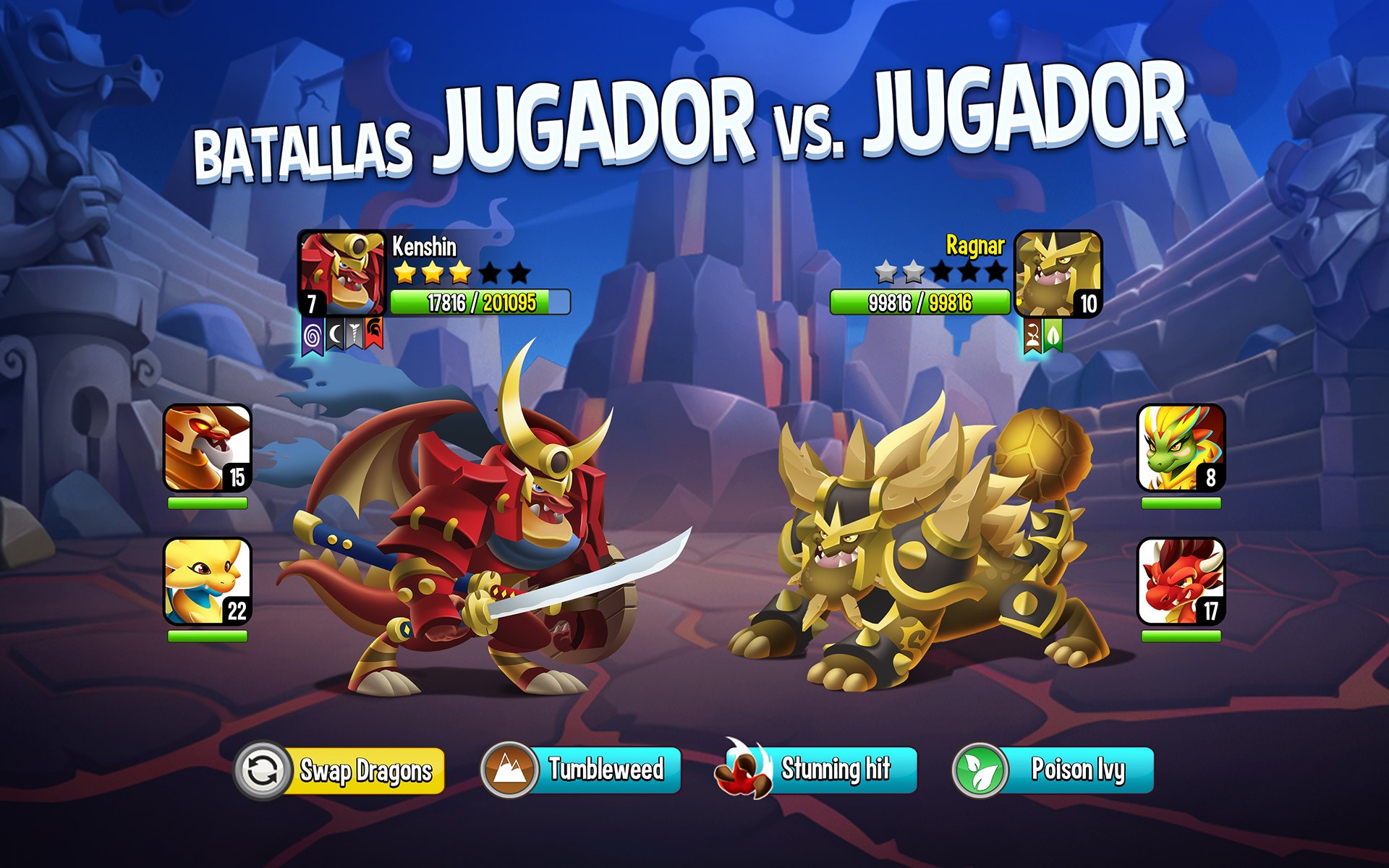 Captura de pantalla de Dragon City