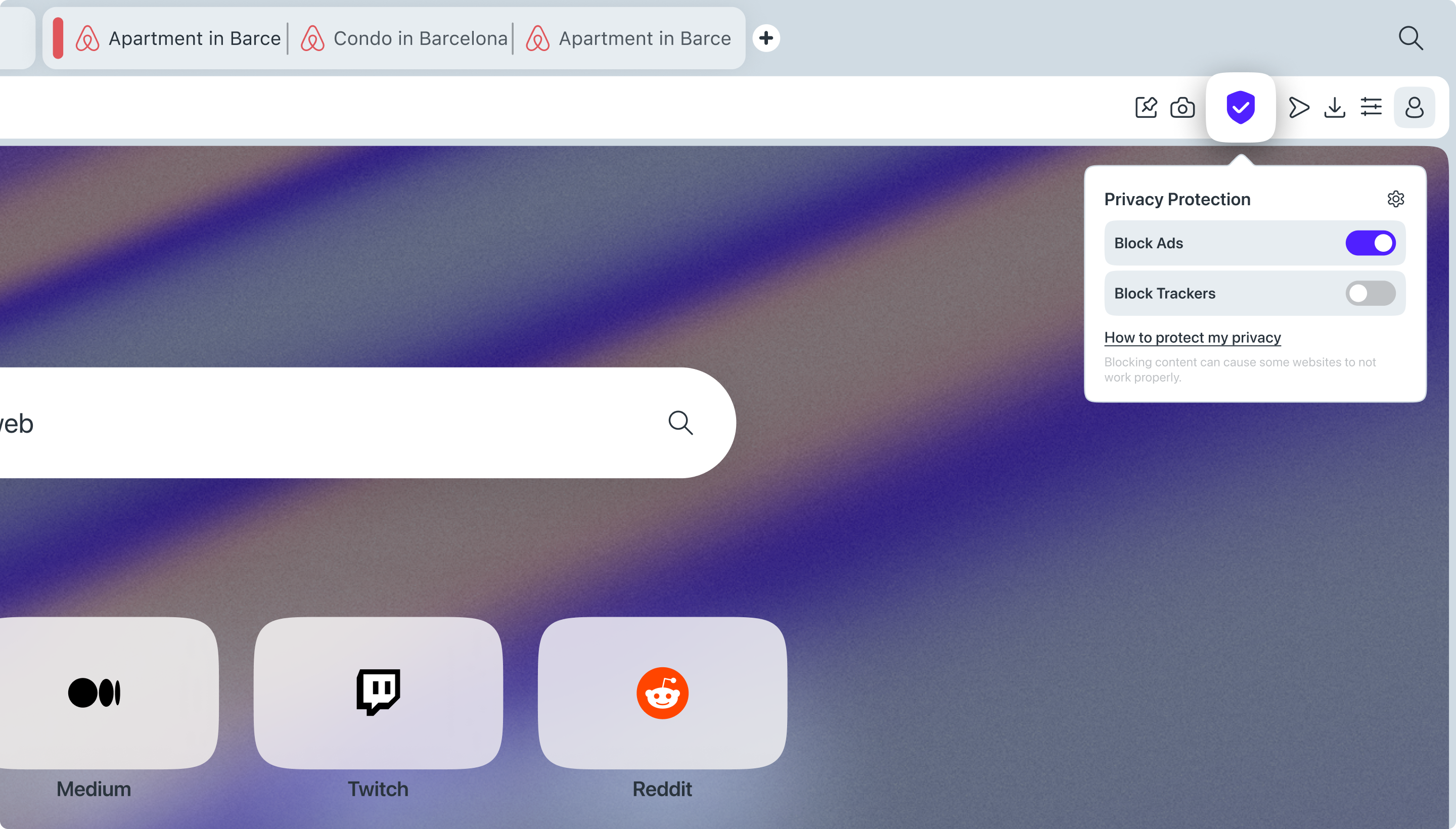 Opera Browser screenshot