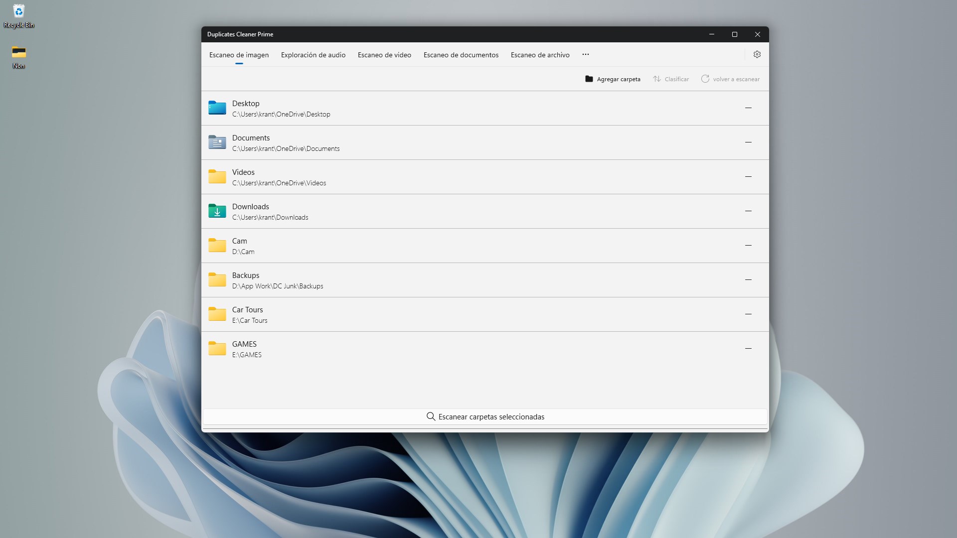 Captura de pantalla de Duplicates Cleaner Prime
