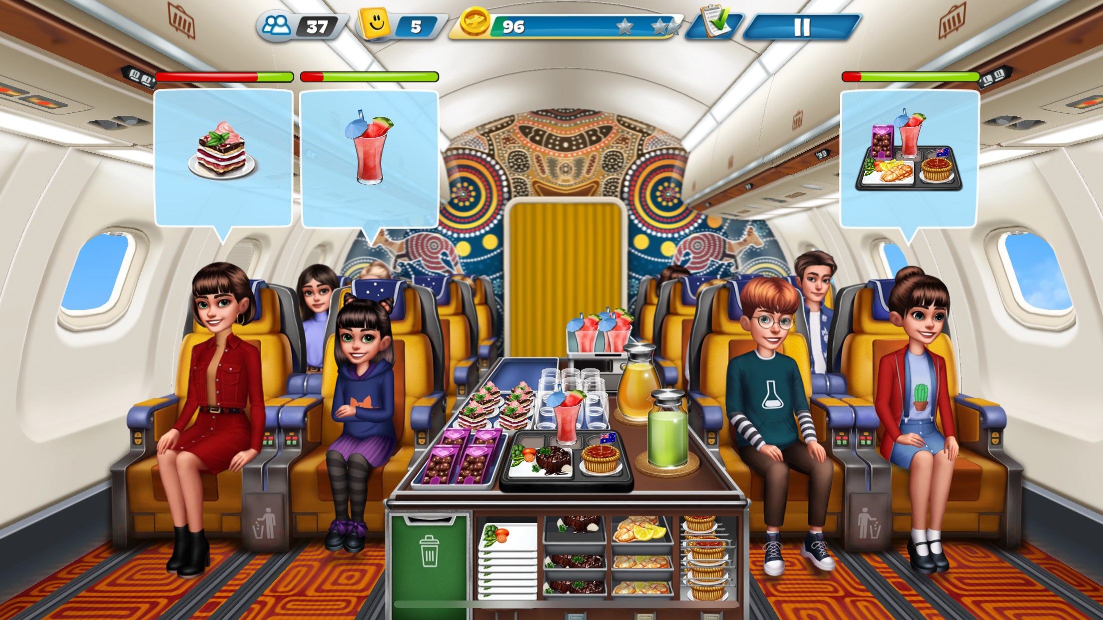 Captura de pantalla de Airplane Chefs - Cooking Game