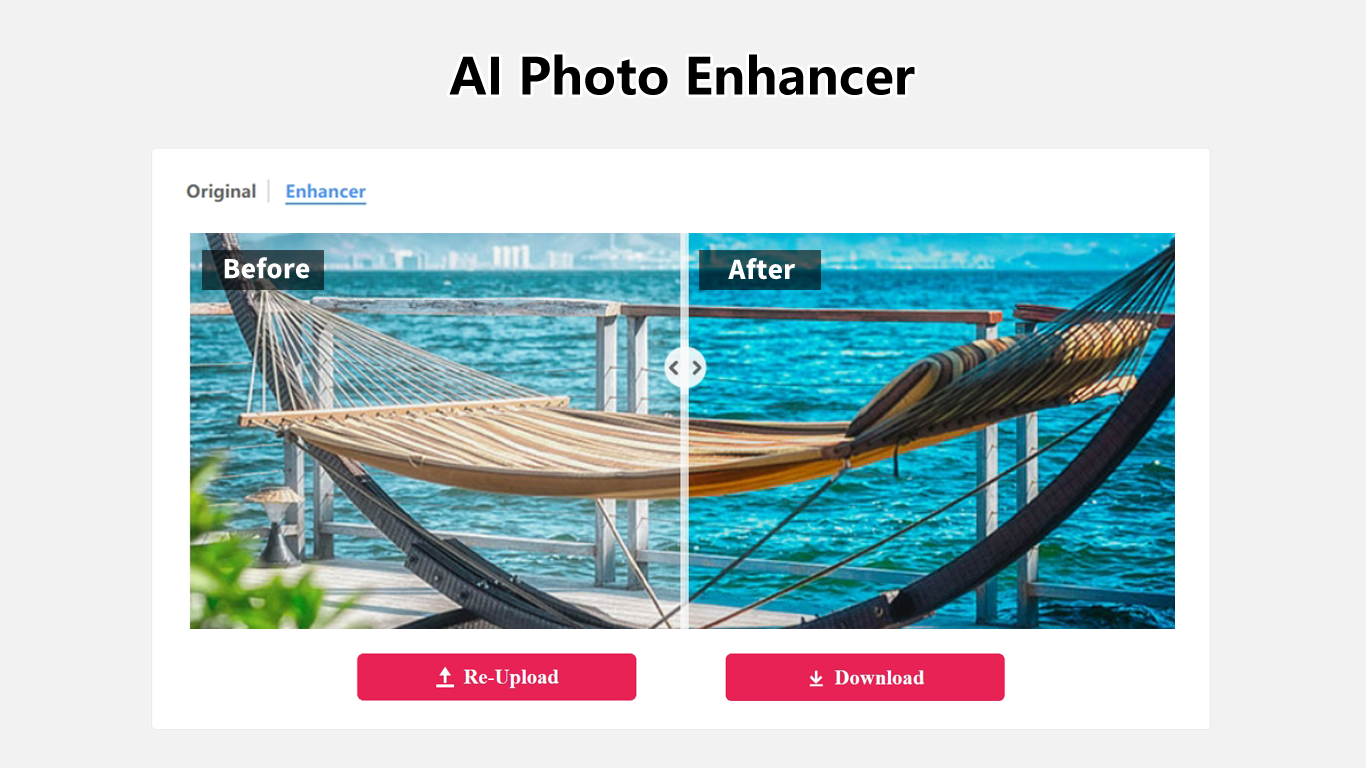 Captura de pantalla de Restauración de fotos con IA
