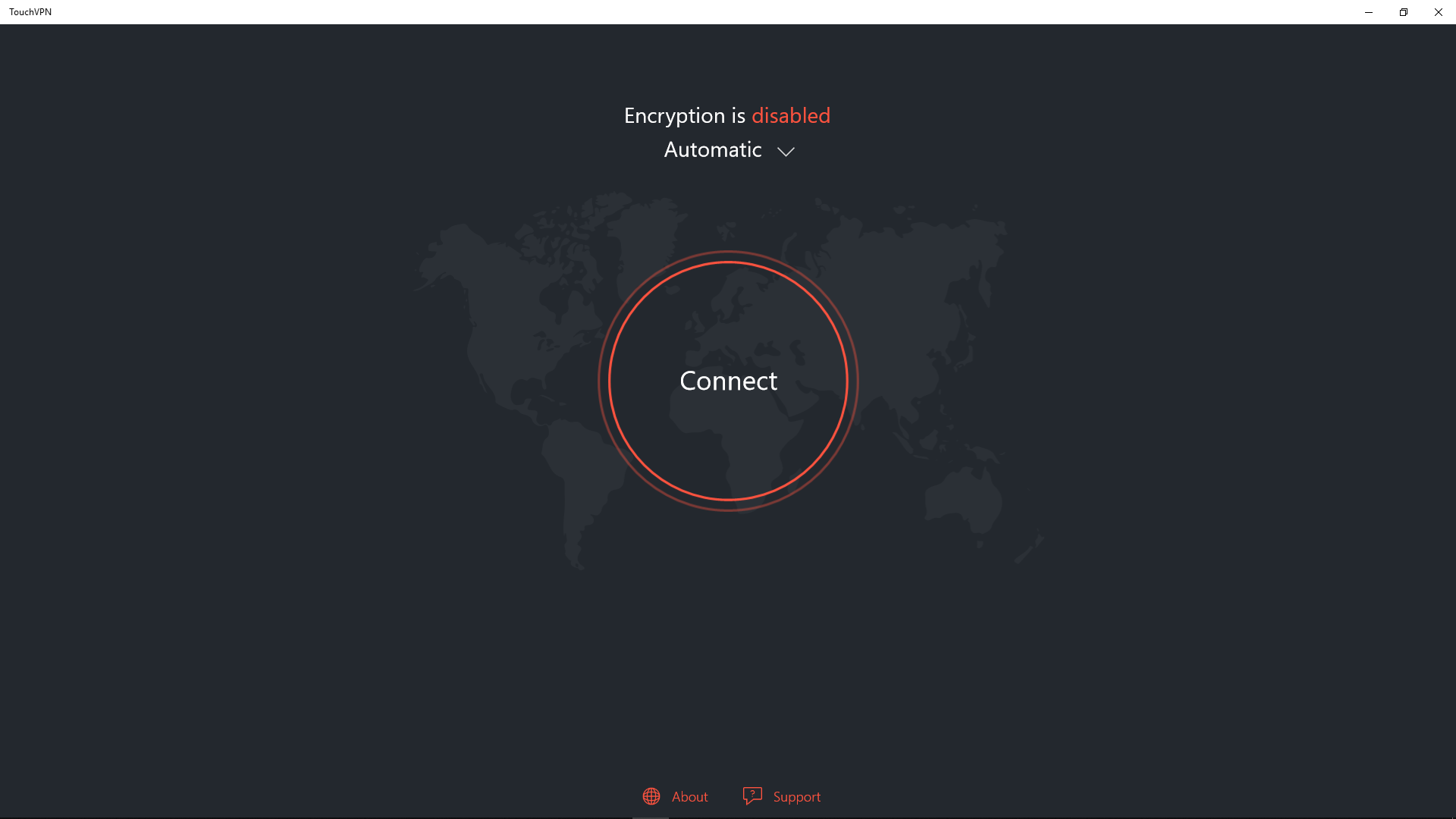 TouchVPN screenshot