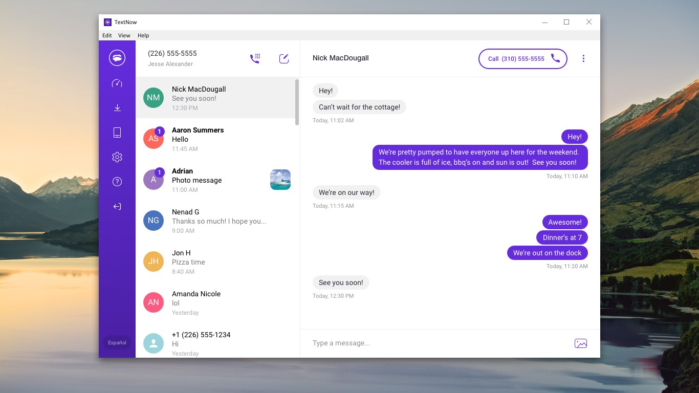 TextNow - Unlimited Texts + Calls screenshot