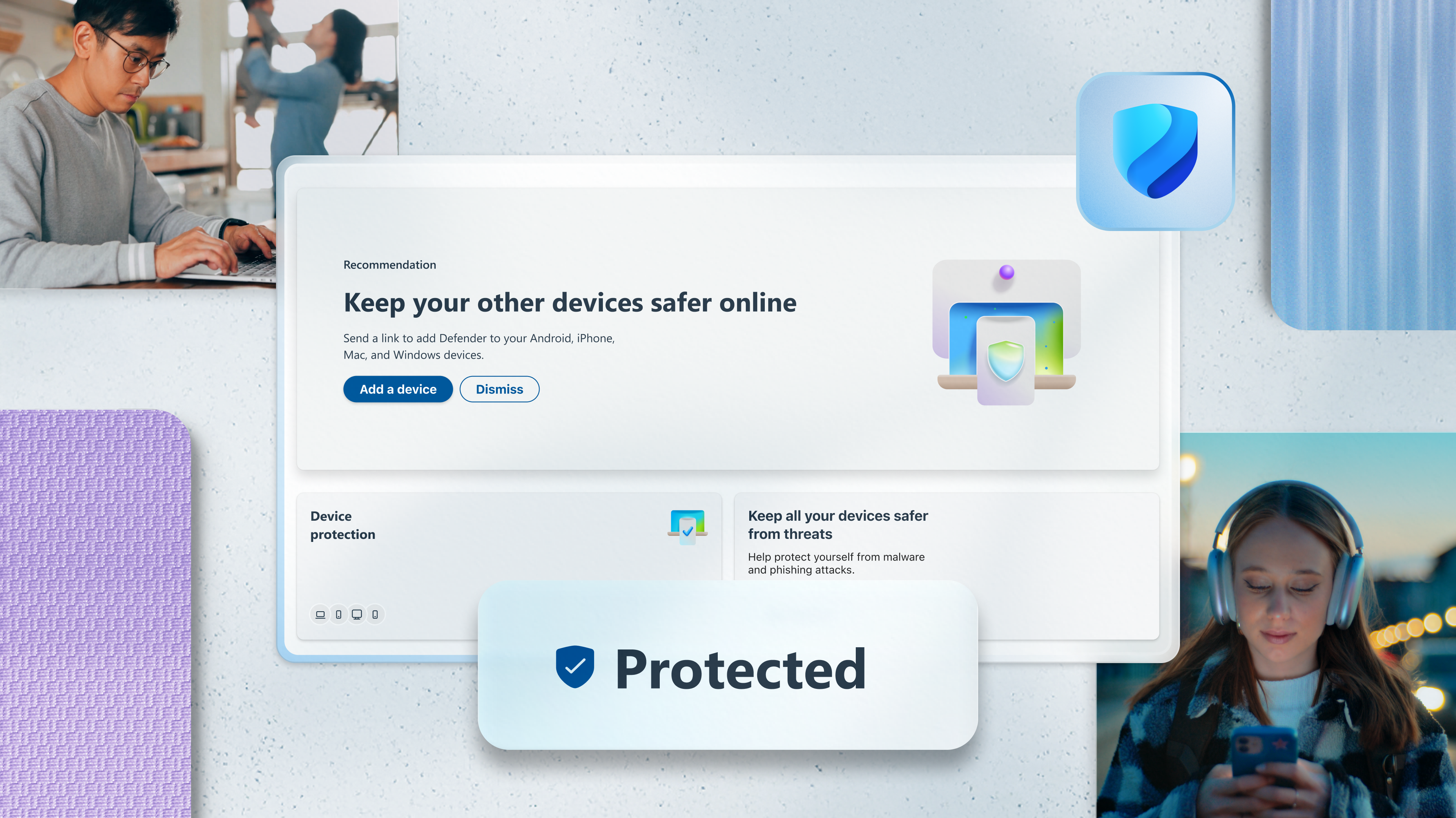 Captura de pantalla de Microsoft Defender