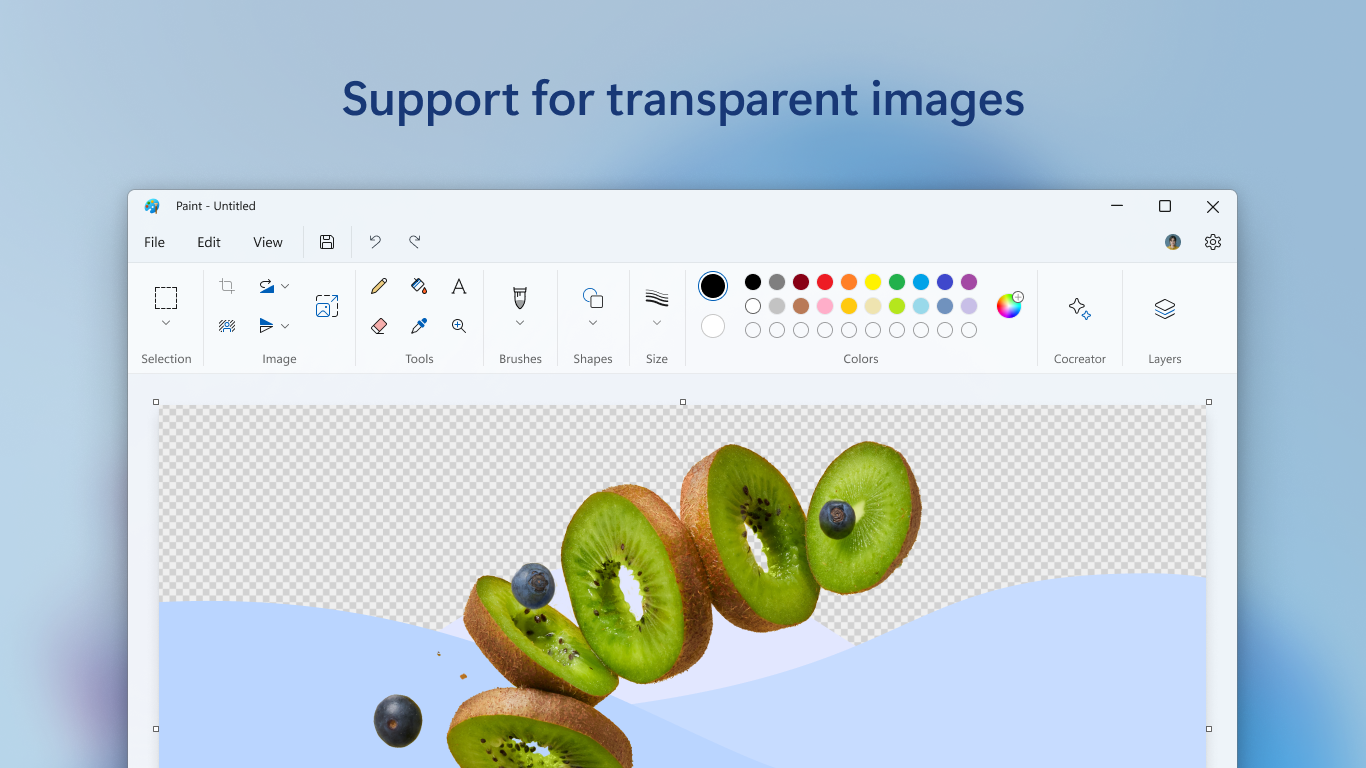 Captura de pantalla de Paint