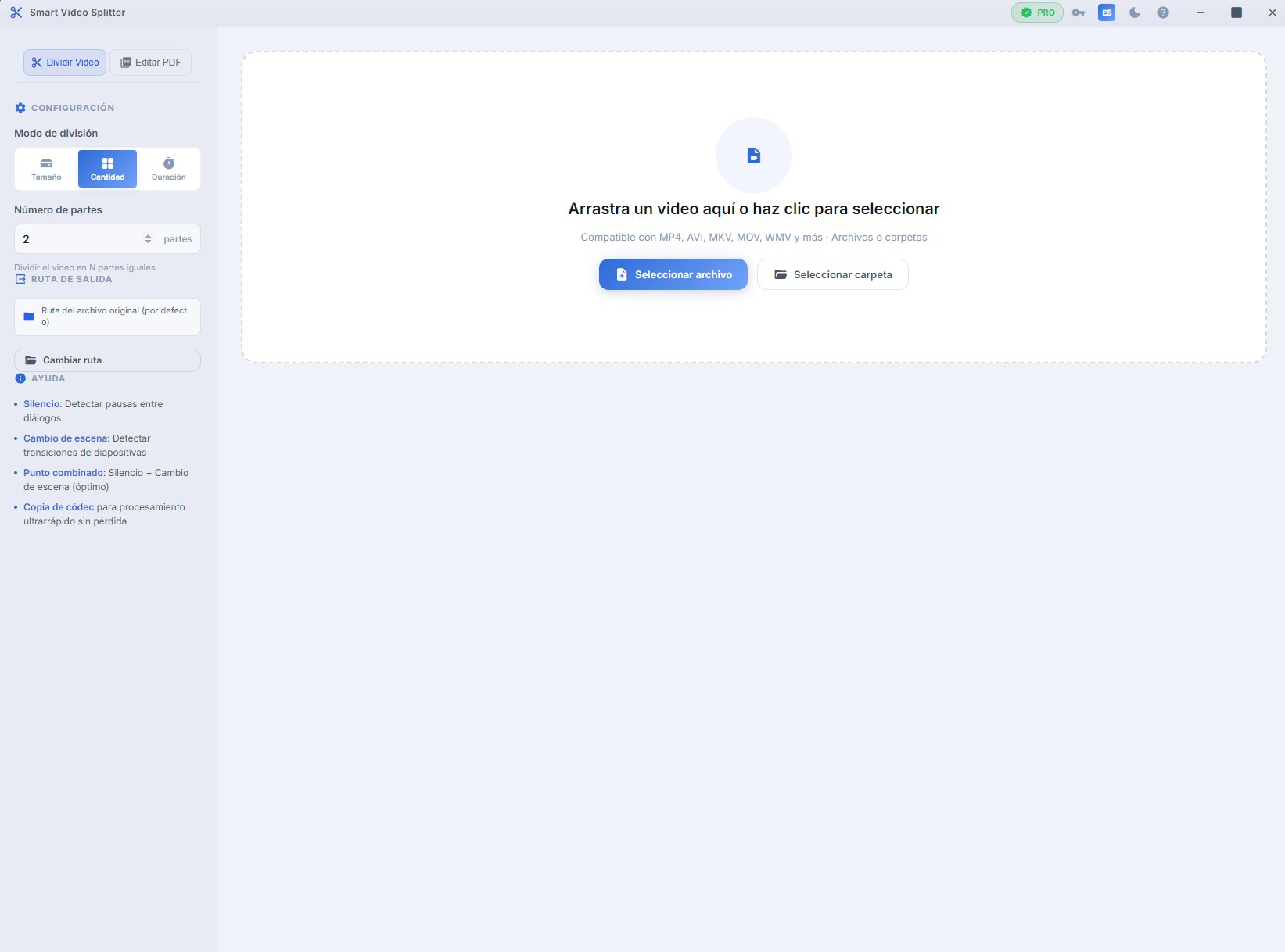 Movie Splitter Screenshot