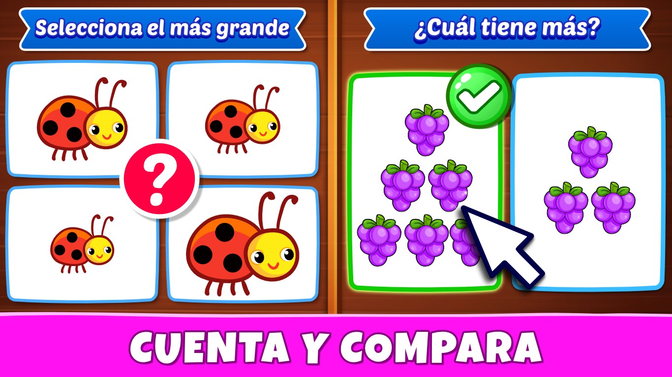 Captura de pantalla de Juegos para niños: edades 3-7