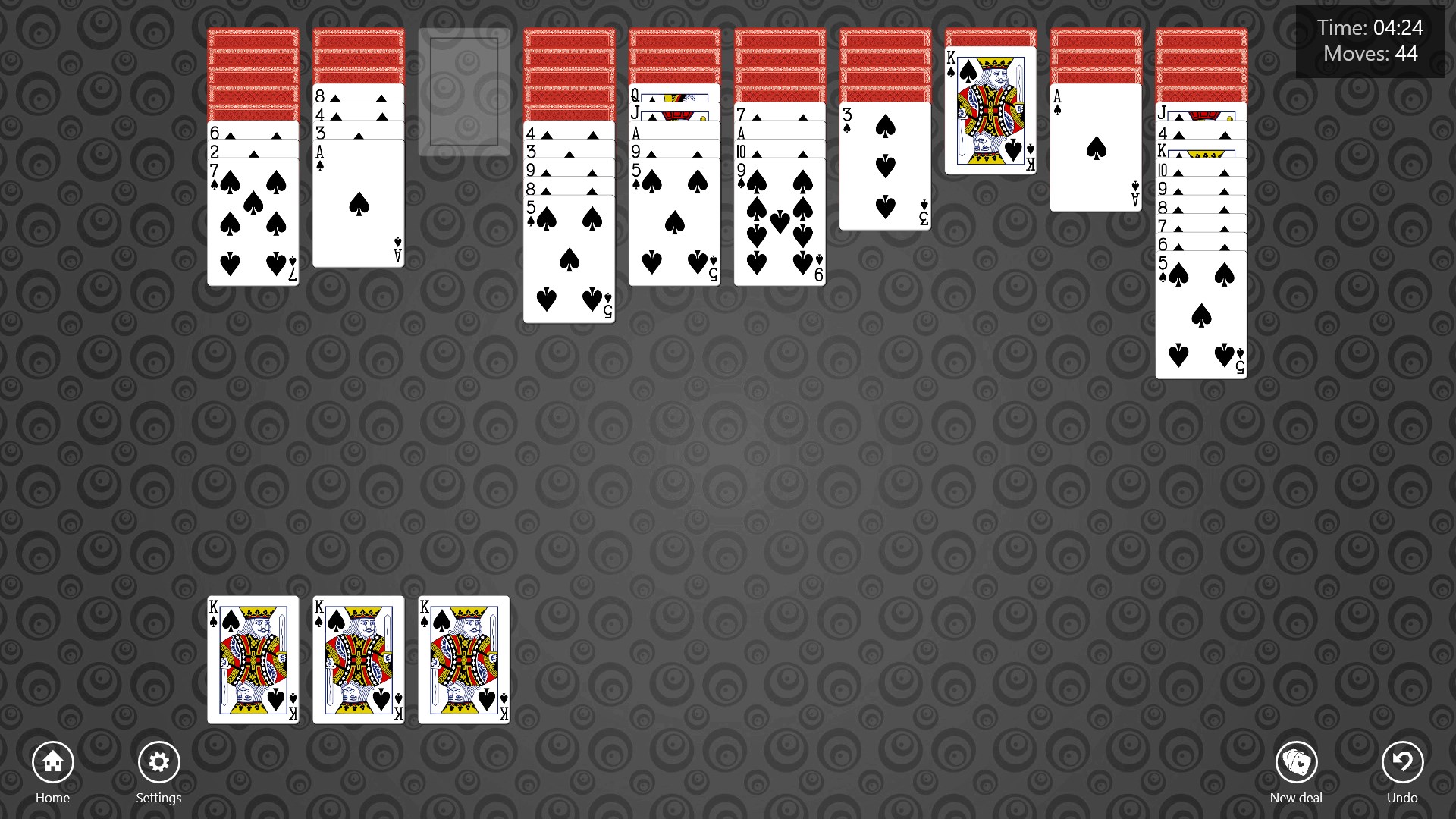 Spider Solitaire HD Free screenshot