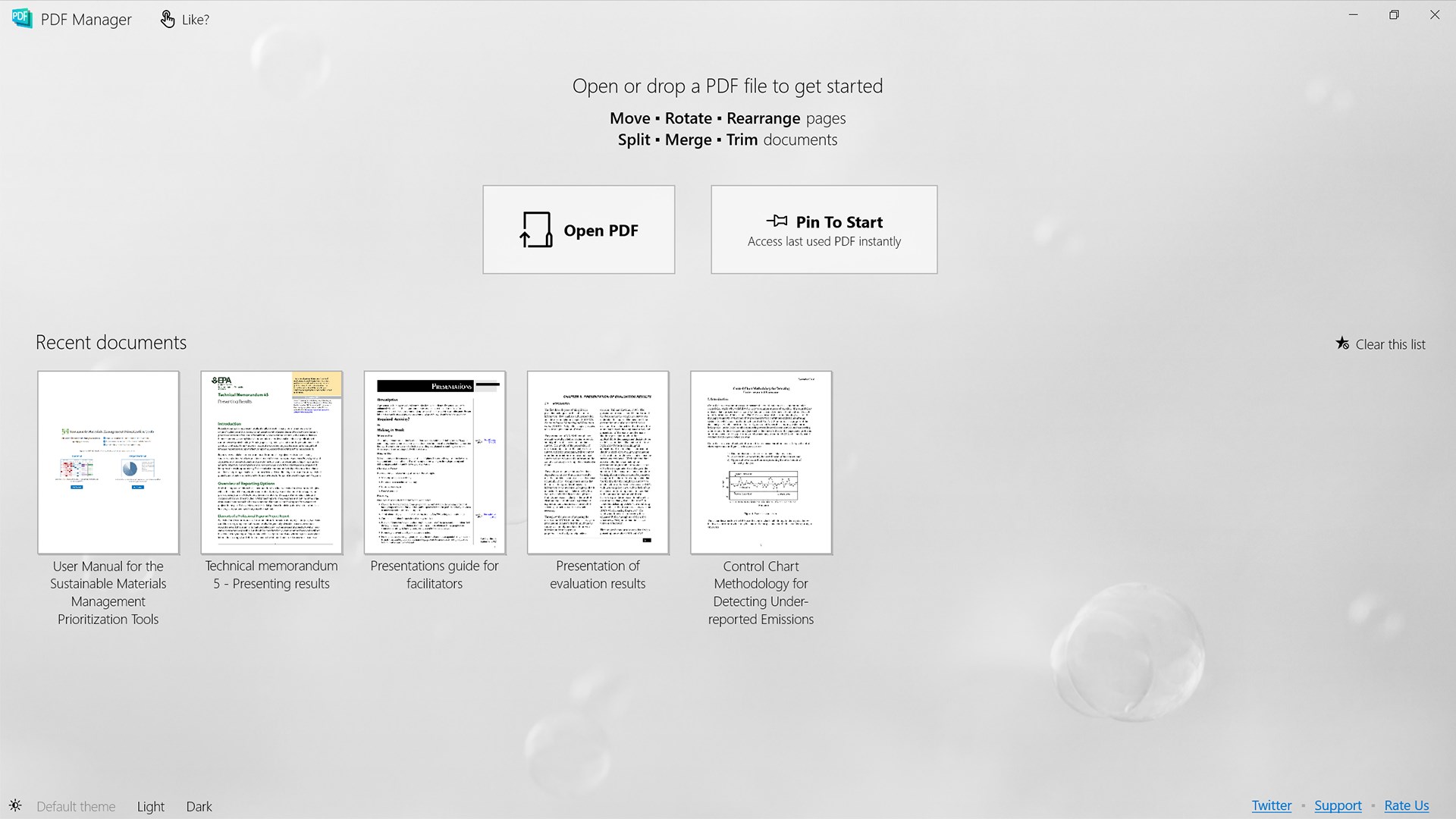PDF Manager - Merge, Split, Trim screenshot