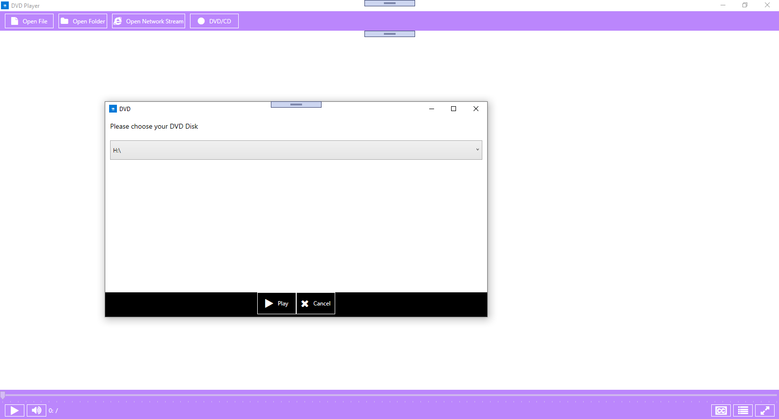 DVD Player for Windows 10/ 11 screenshot