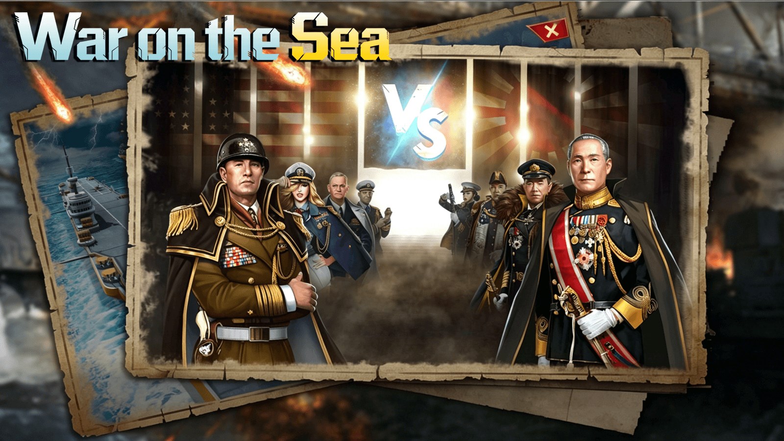 Captura de pantalla de War on the Sea