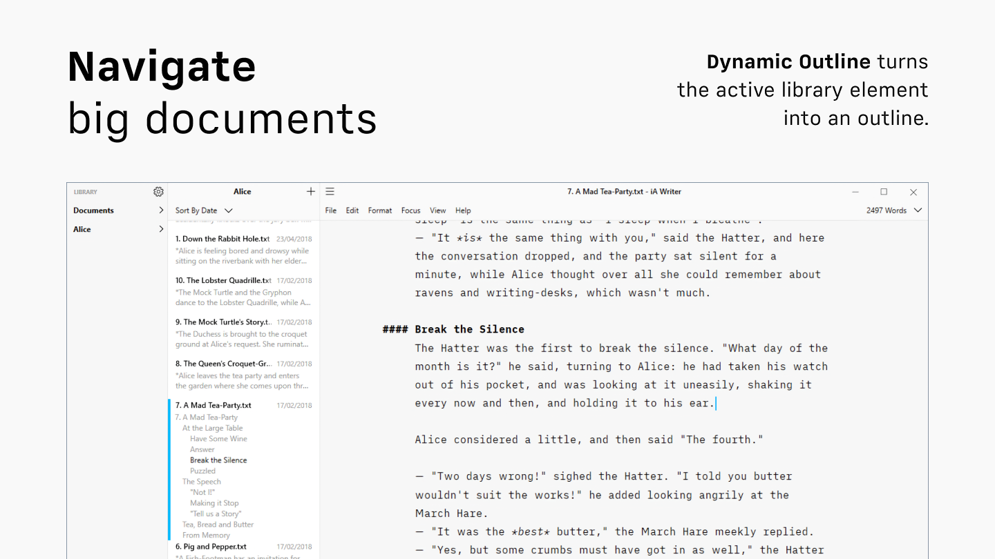 iA Writer Screenshot