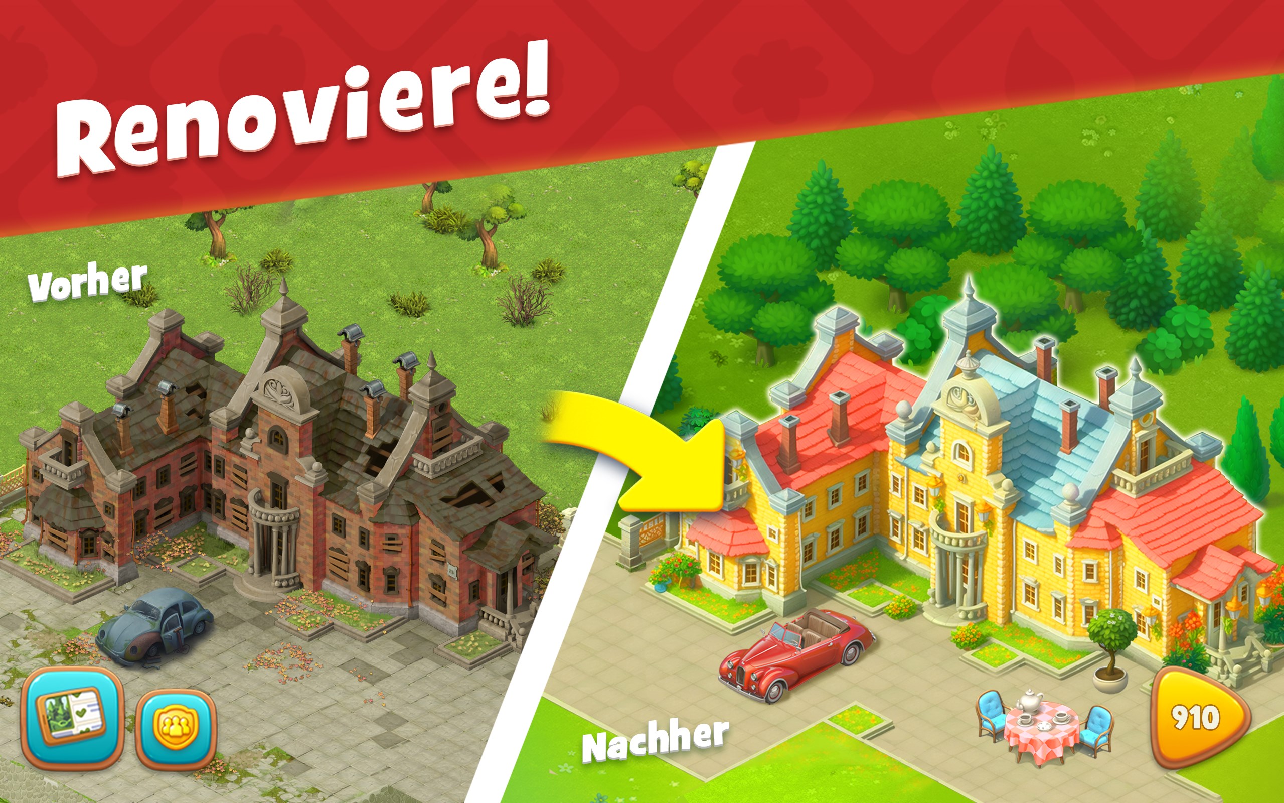 Gardenscapes Screenshot