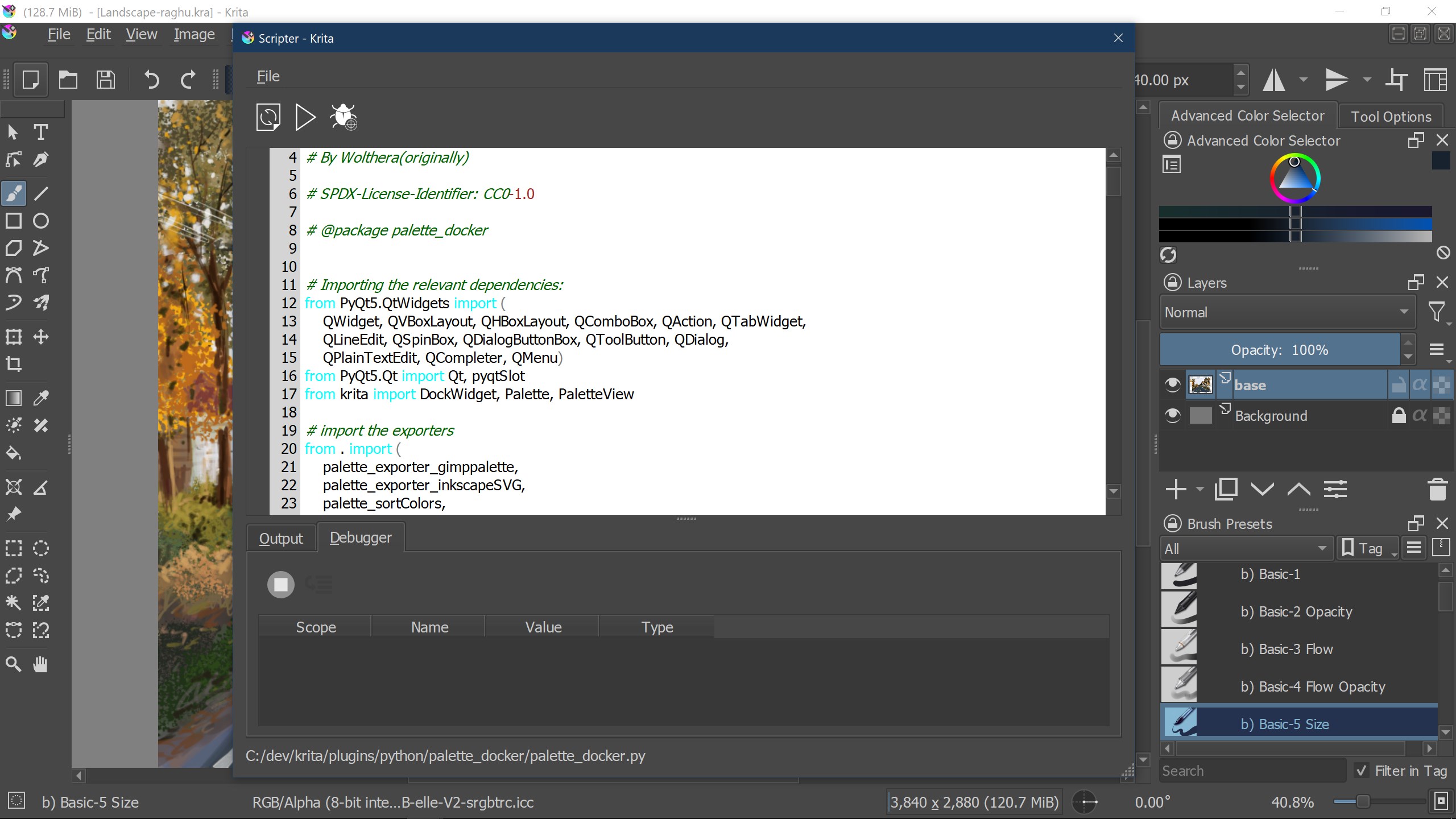 Krita screenshot