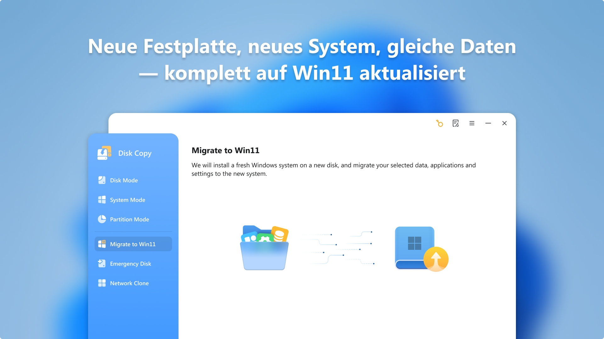 EaseUS Disk Copy Screenshot